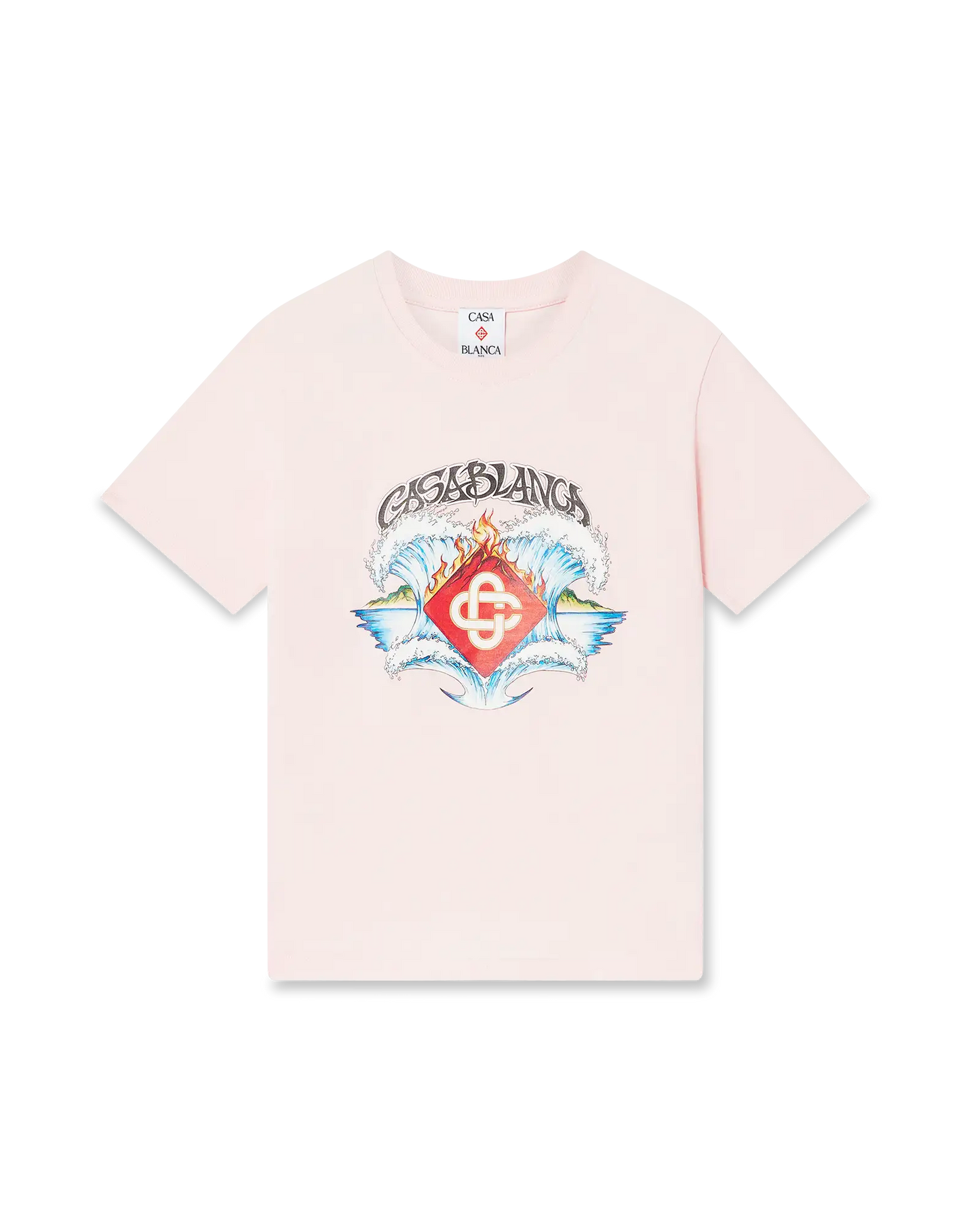 Children's Waves Short Sleeve T-shirt | Casablanca Paris | Image 1