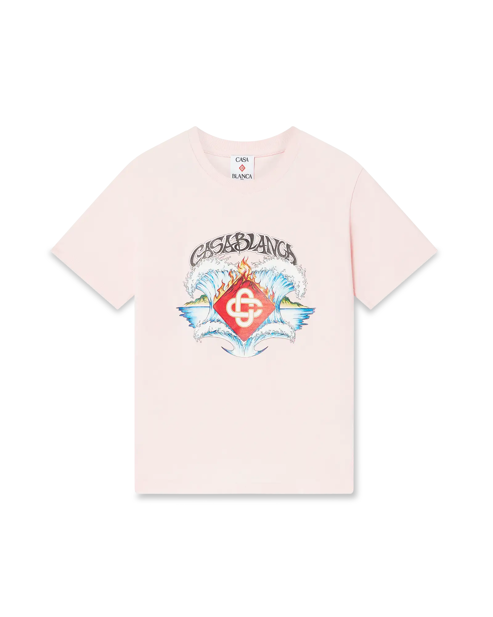 Children's Waves Short Sleeve T-shirt | Casablanca Paris | Image 1