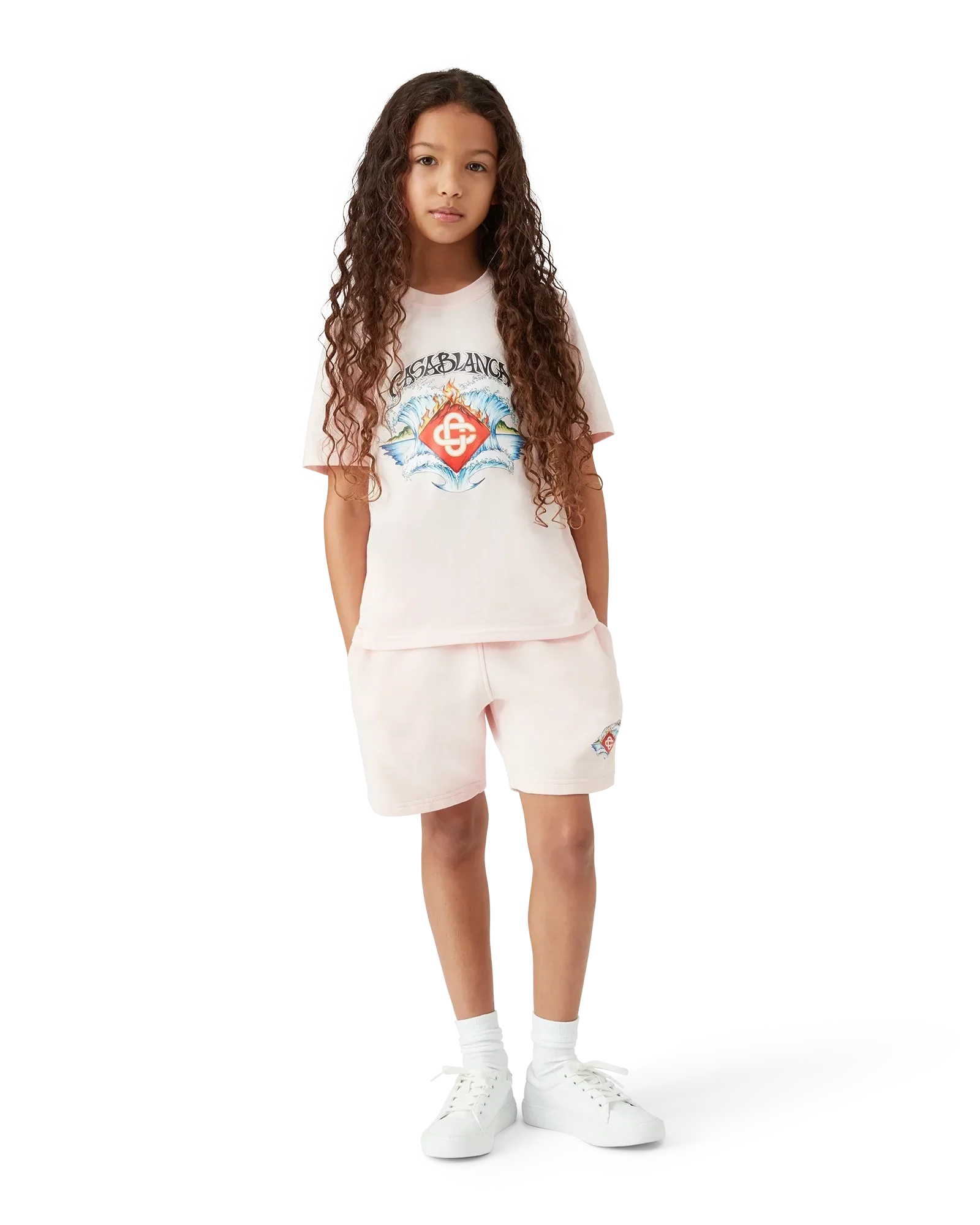 Children's Waves Short Sleeve T-shirt | Casablanca Paris | Image 2