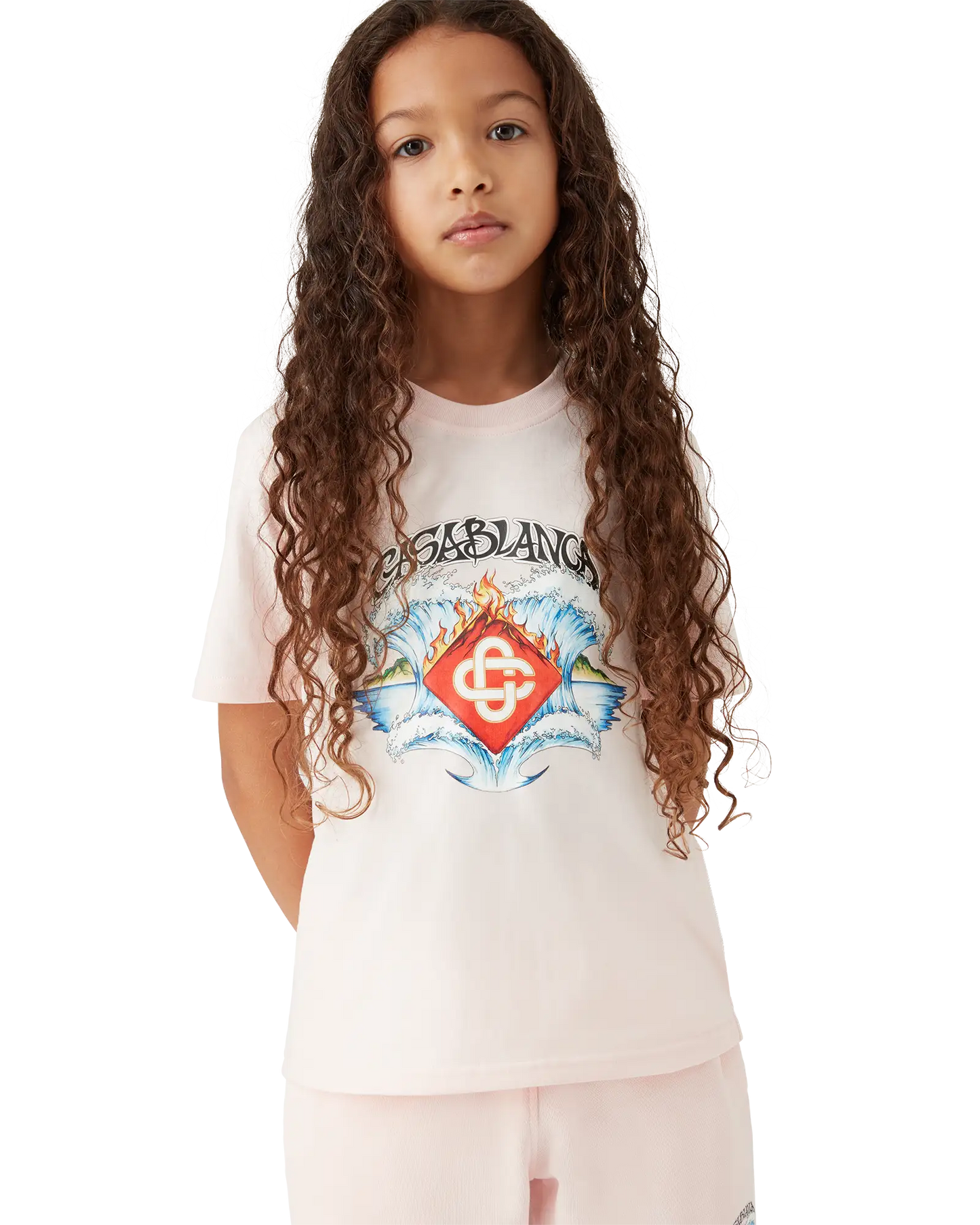 Children's Waves Short Sleeve T-shirt | Casablanca Paris | Image 4
