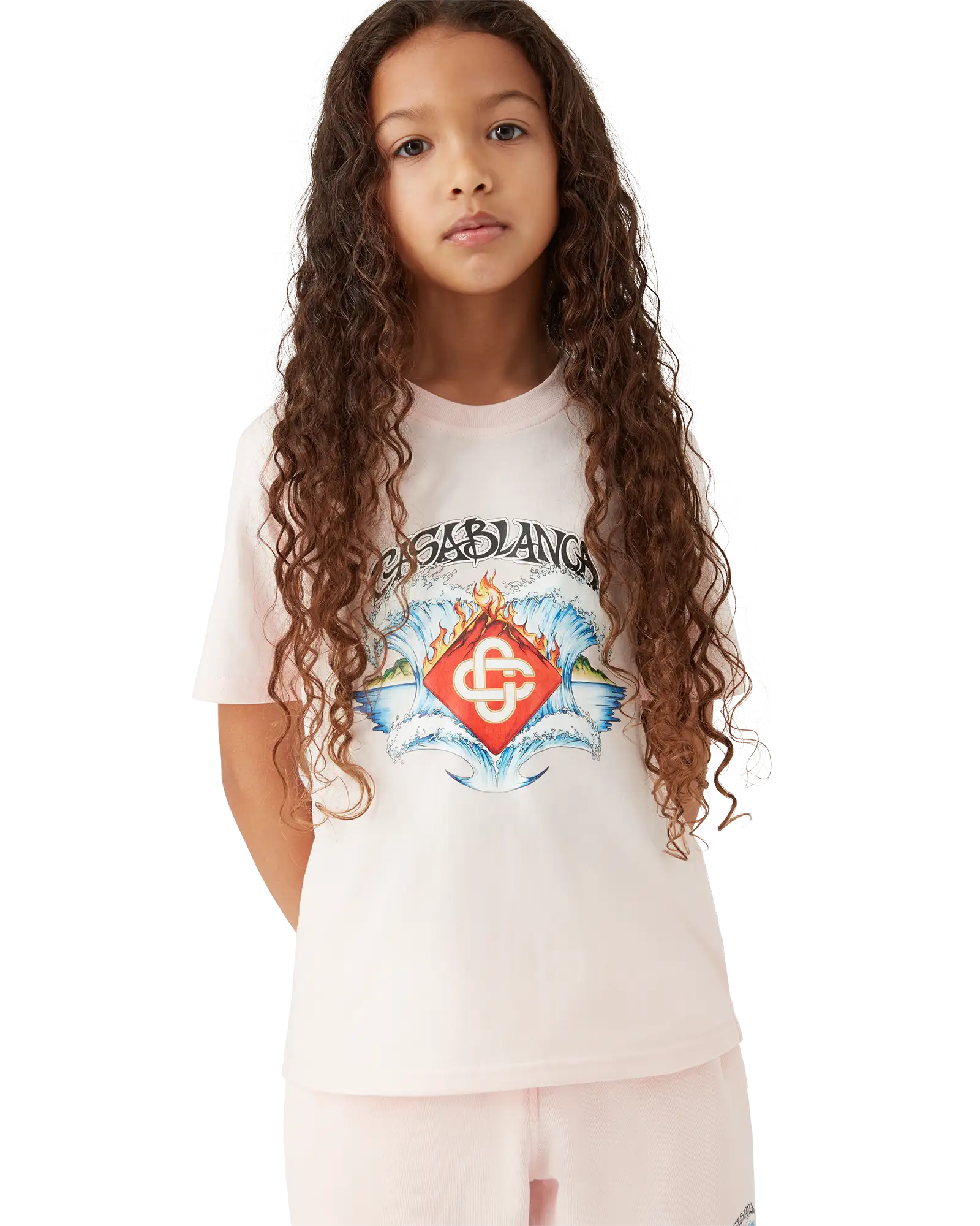 Children's Waves Short Sleeve T-shirt | Casablanca Paris | Image 4
