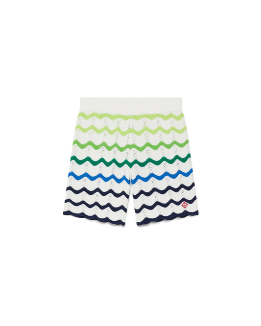 Children's Gradient Wave Knit Shorts | Casablanca Paris | Image 1