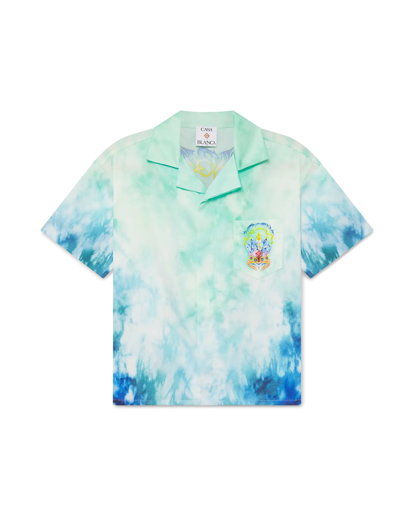 Children's Surf Lotus Short Sleeve Shirt | Casablanca Paris | Image 1