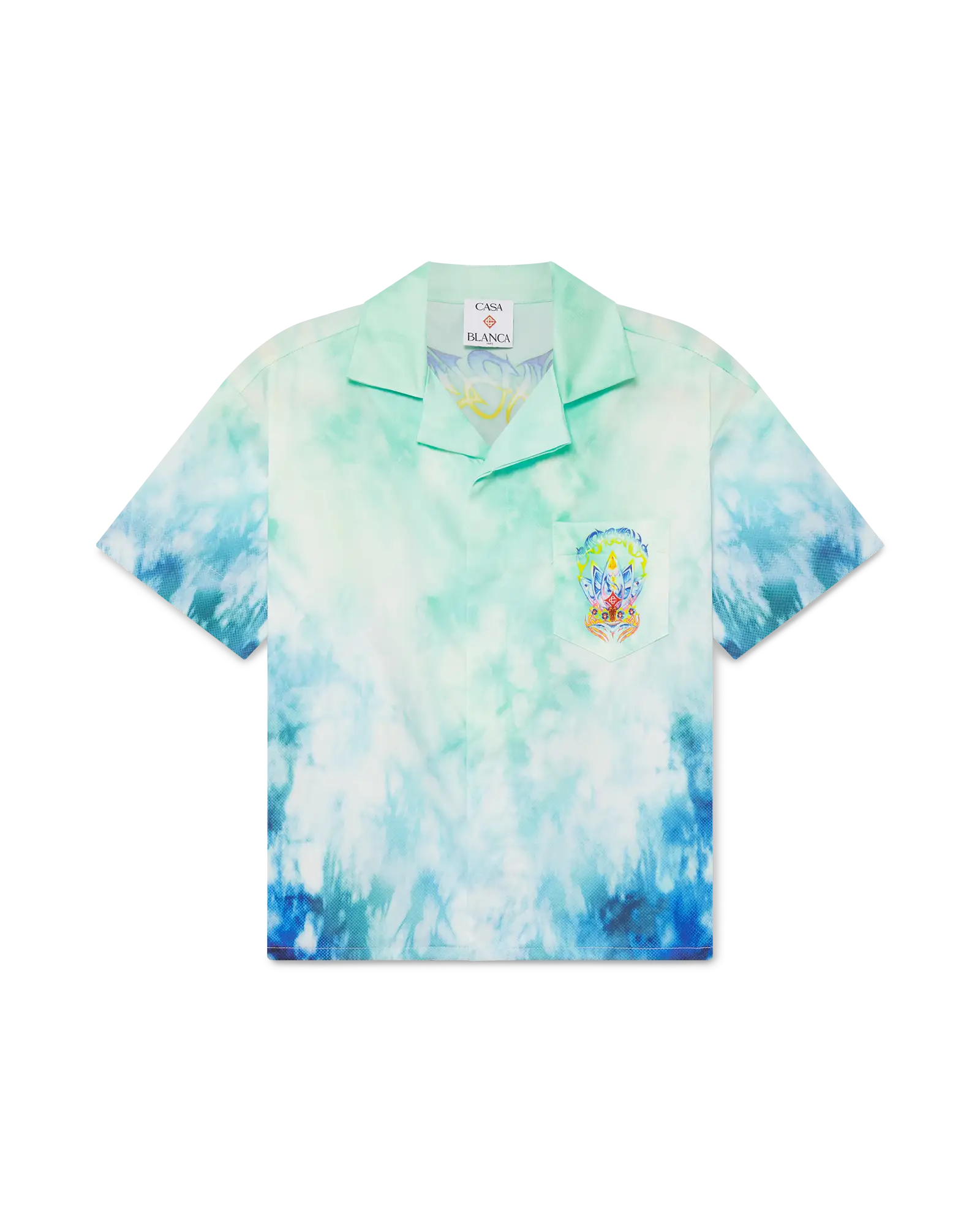Children's Surf Lotus Short Sleeve Shirt | Casablanca Paris | Image 1