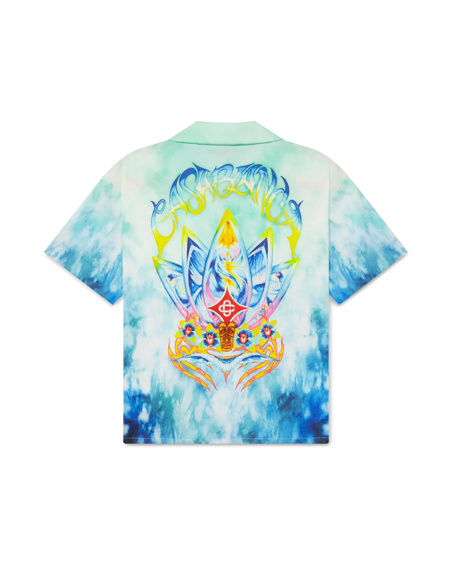 Children's Surf Lotus Short Sleeve Shirt | Casablanca Paris | Image 6