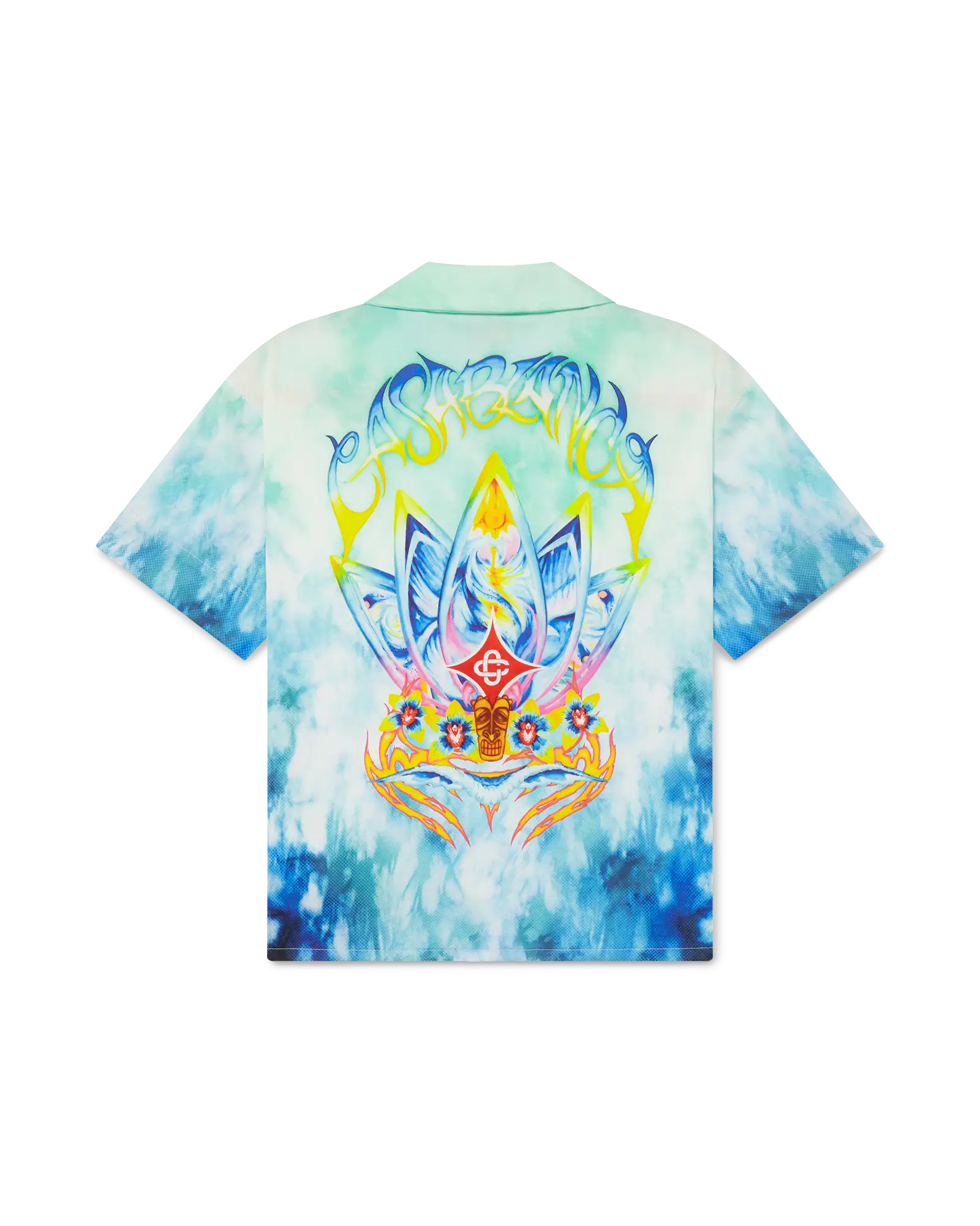 Children's Surf Lotus Short Sleeve Shirt | Casablanca Paris | Image 6