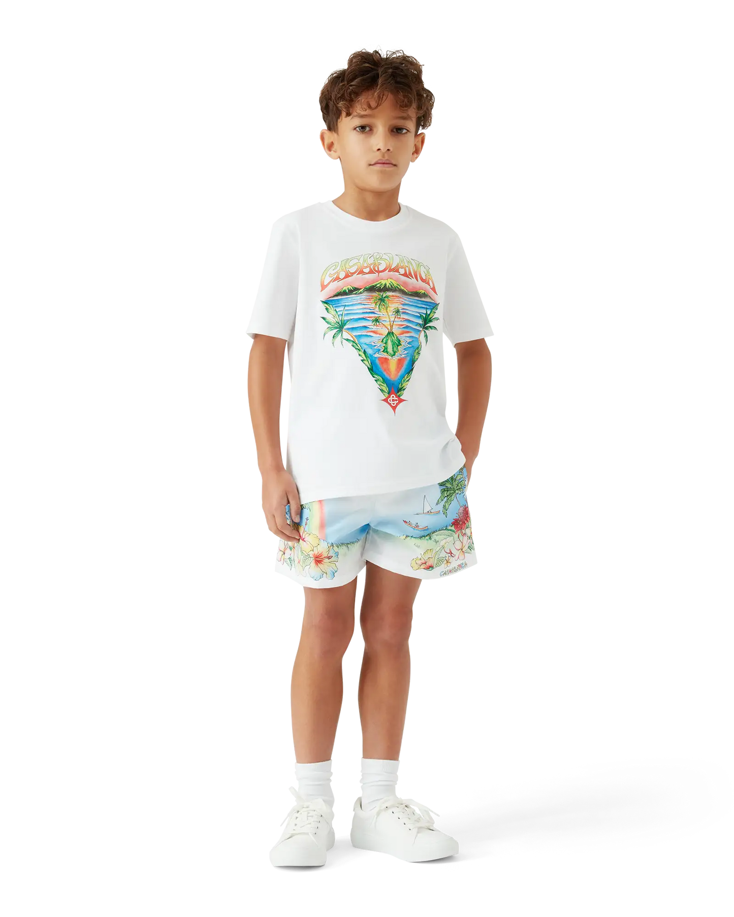 Children's Aloha Swim Shorts | Casablanca Paris | Image 2