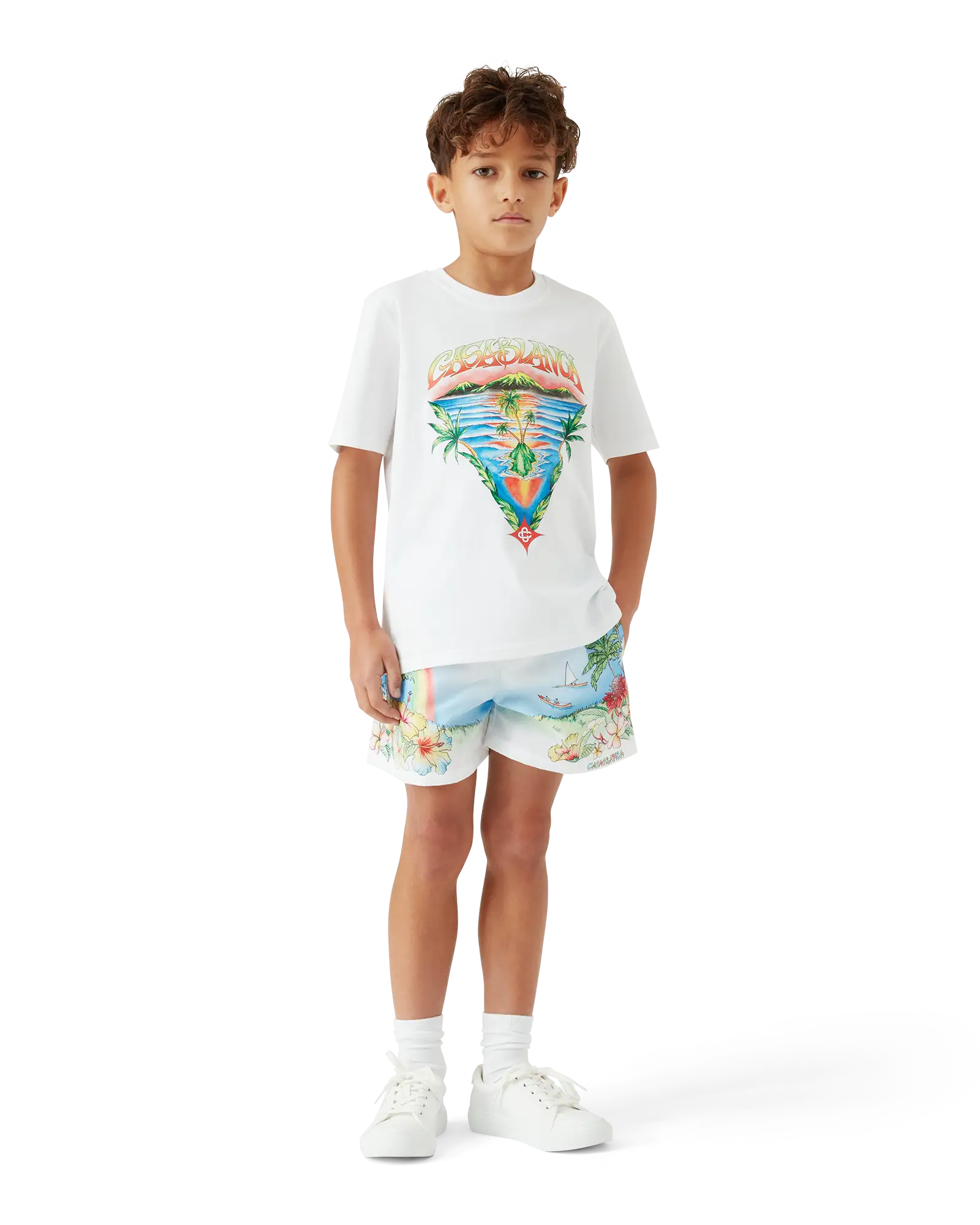 Children's Aloha Swim Shorts | Casablanca Paris | Image 2