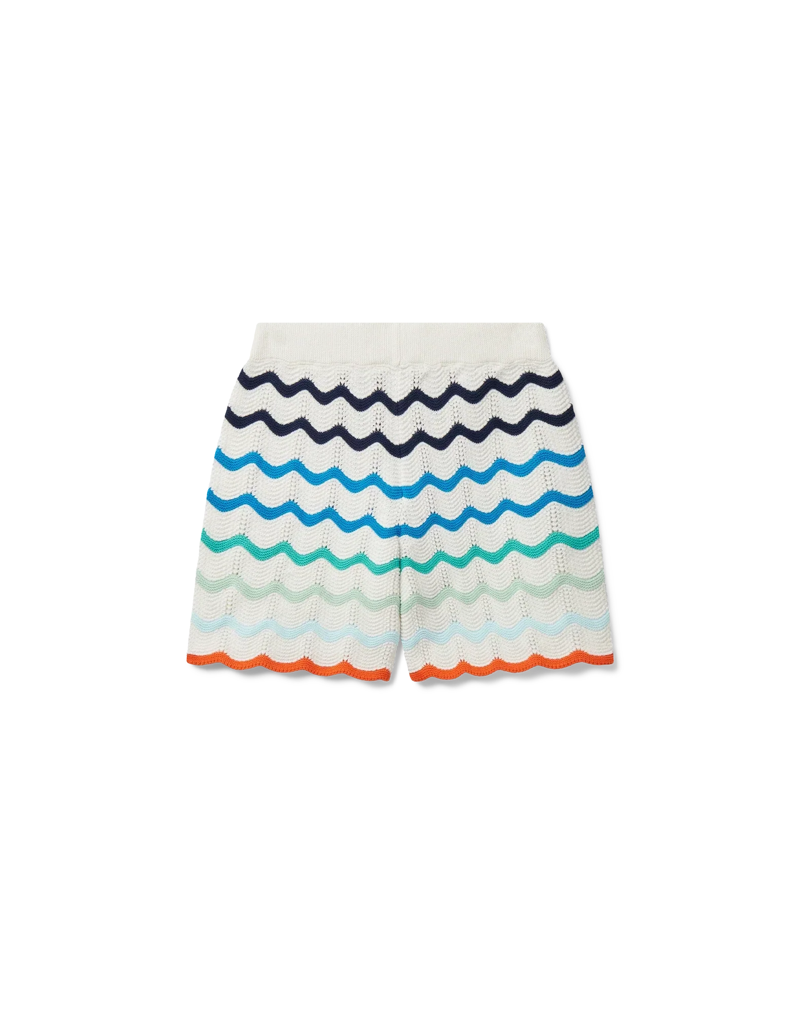 Gradient Wave Crochet Shorts | Casablanca Paris | Image 1