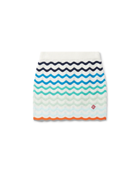 Gradient Wave Crochet Skirt | Casablanca Paris | Image 1