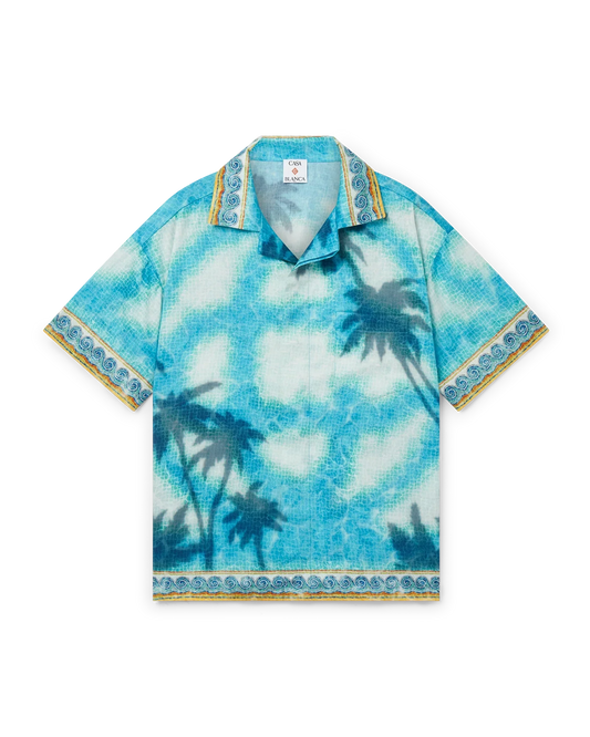 Poolside Emblem Short Sleeve Shirt | Casablanca Paris | Image 1