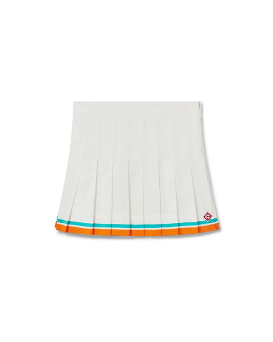 Tennis Stripe Pleated Skirt | Casablanca Paris | Image 1