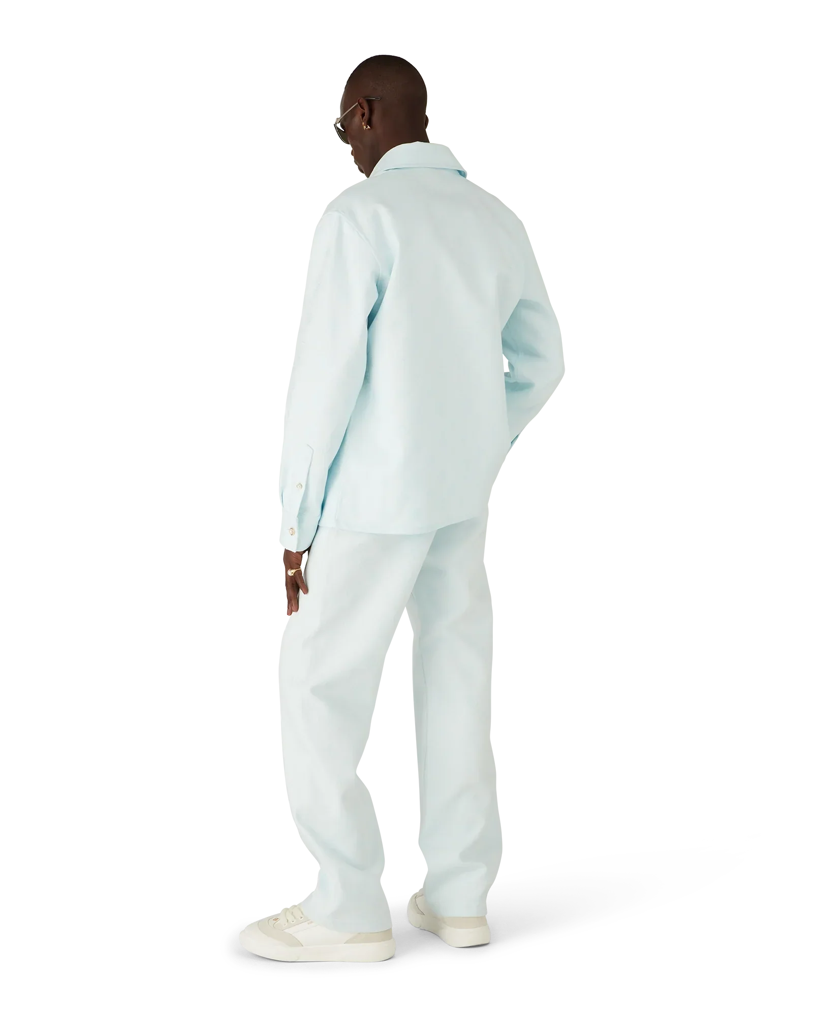 Cotton Monogram Long Sleeve Shirt | Casablanca Paris | Image 3