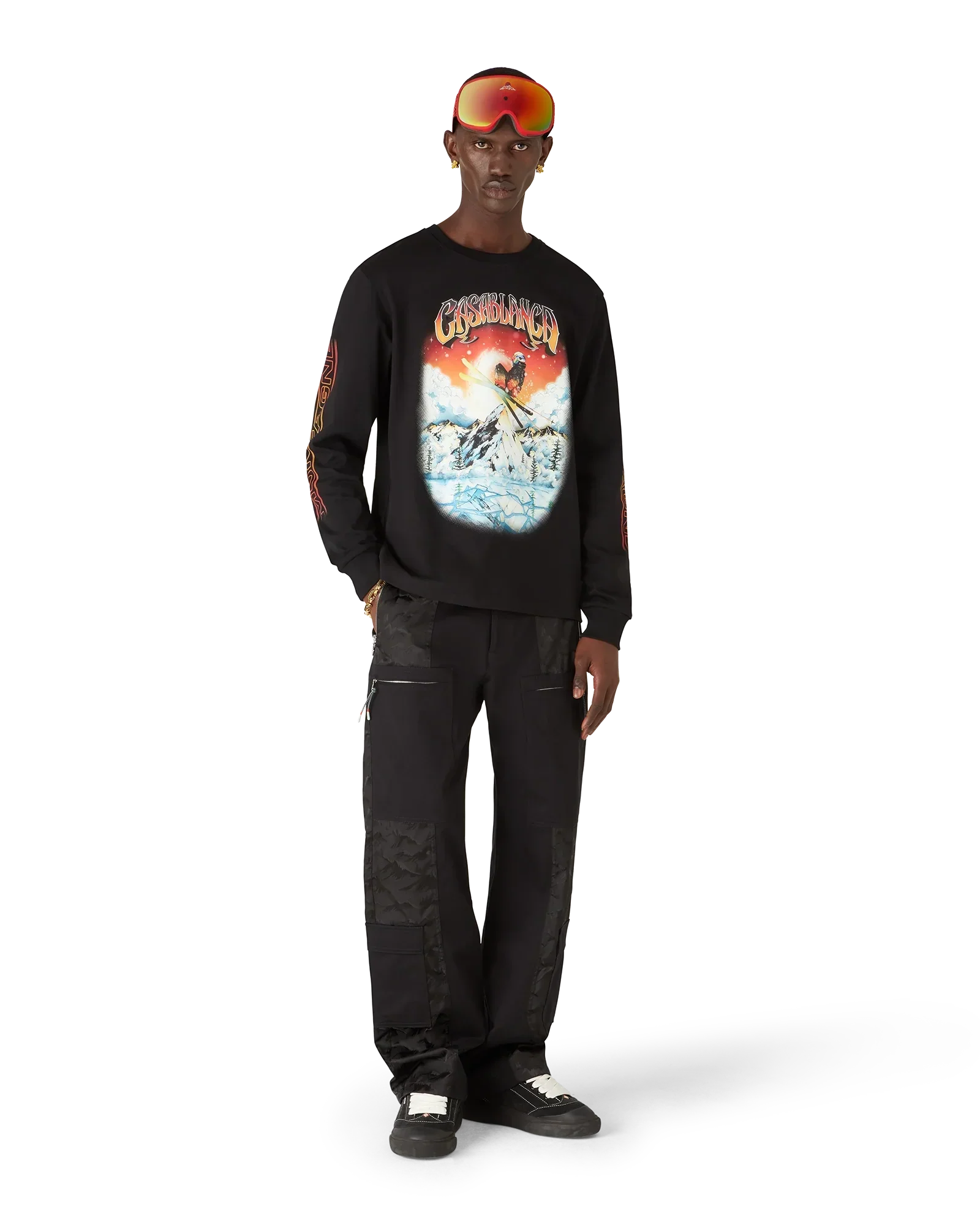 Ski Long Sleeve T-shirt | Casablanca Paris | Image 2