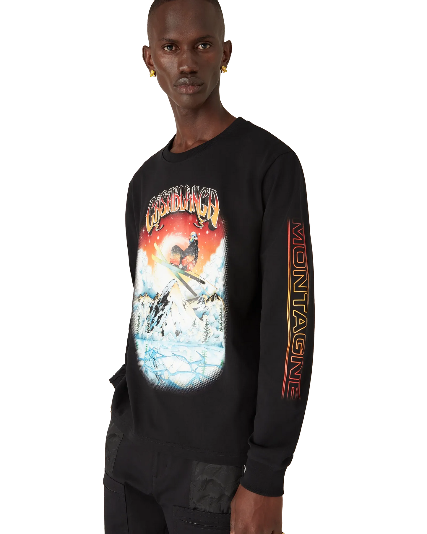 Ski Long Sleeve T-shirt | Casablanca Paris | Image 4