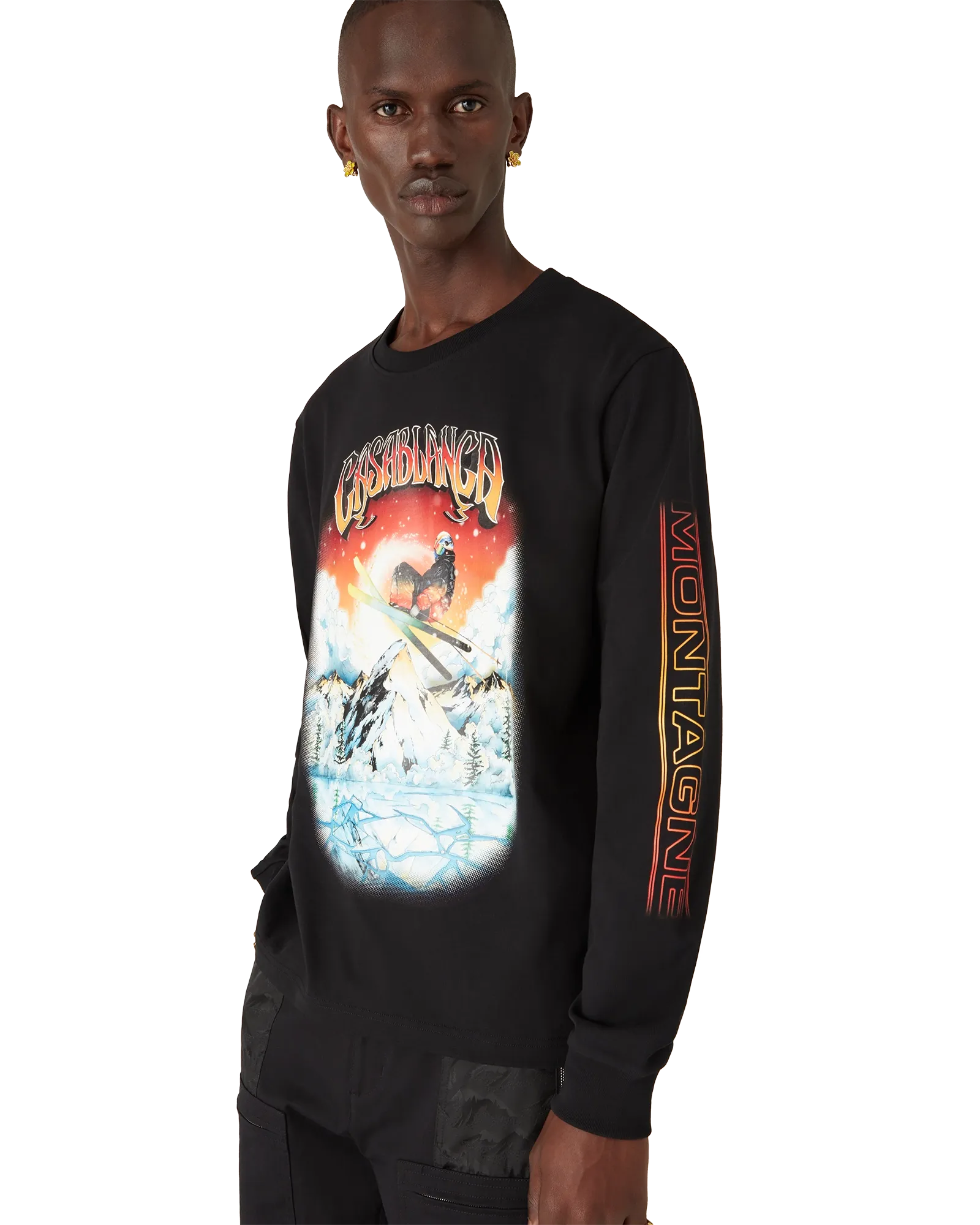 Ski Long Sleeve T-shirt | Casablanca Paris | Image 4