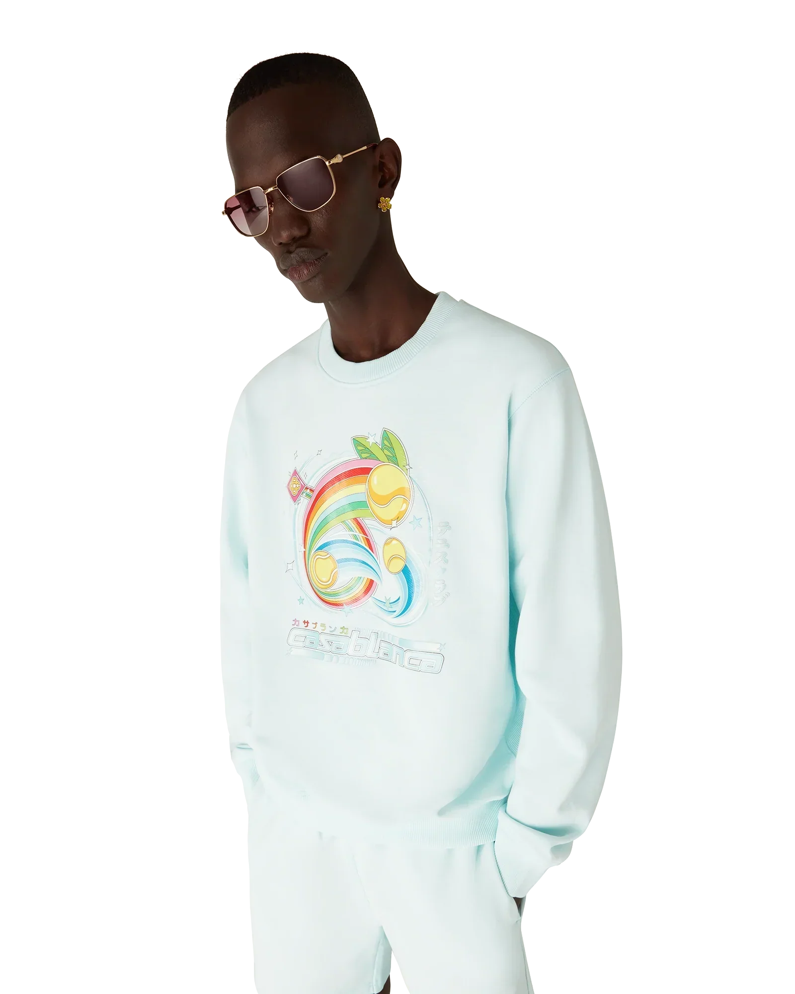 Manga Tennis Ball Sweatshirt | Casablanca Paris | Image 4
