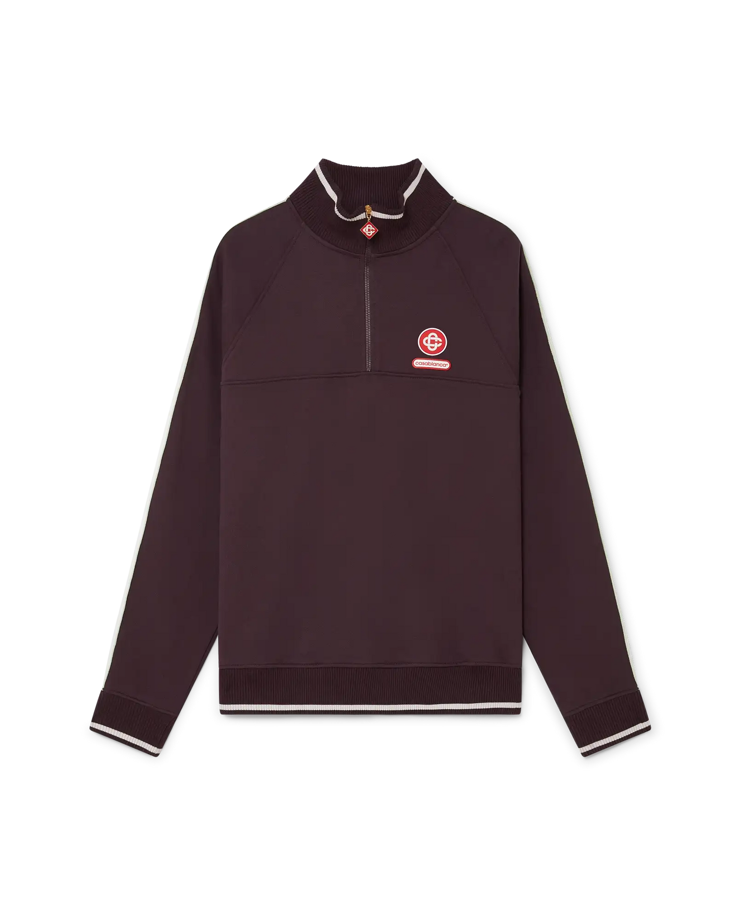 Quarter Zip Laurel Sweatshirt | Casablanca Paris | Image 1