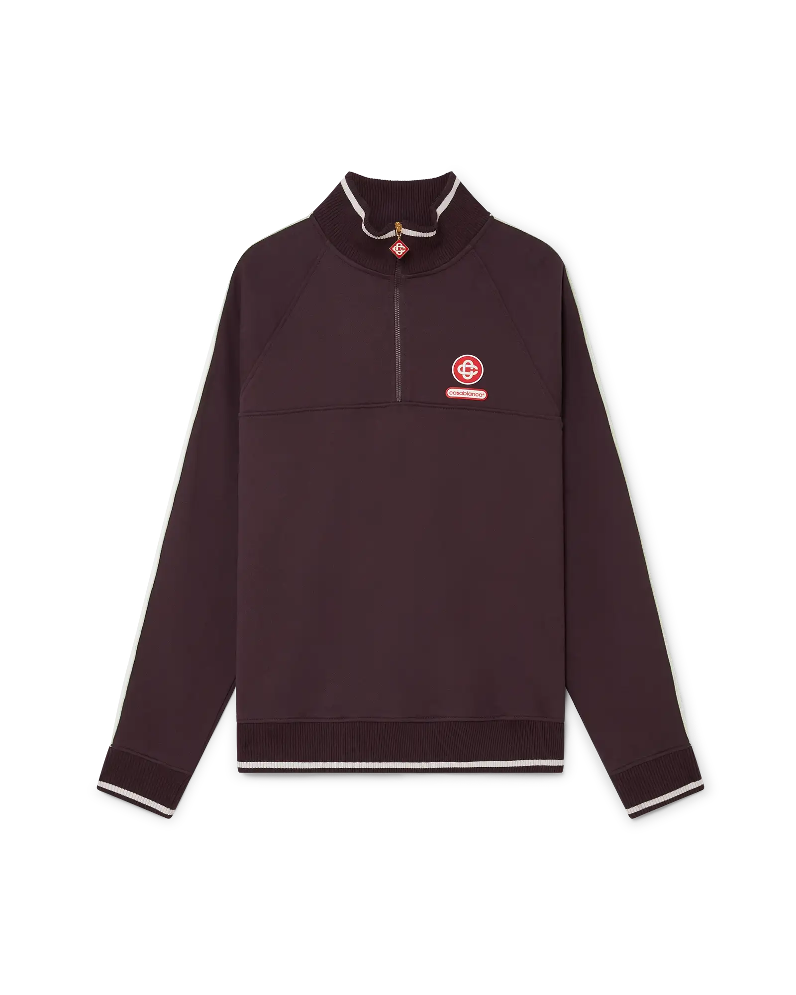 Quarter Zip Laurel Sweatshirt | Casablanca Paris | Image 1