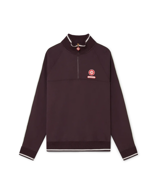 Quarter Zip Laurel Sweatshirt | Casablanca Paris | Image 1