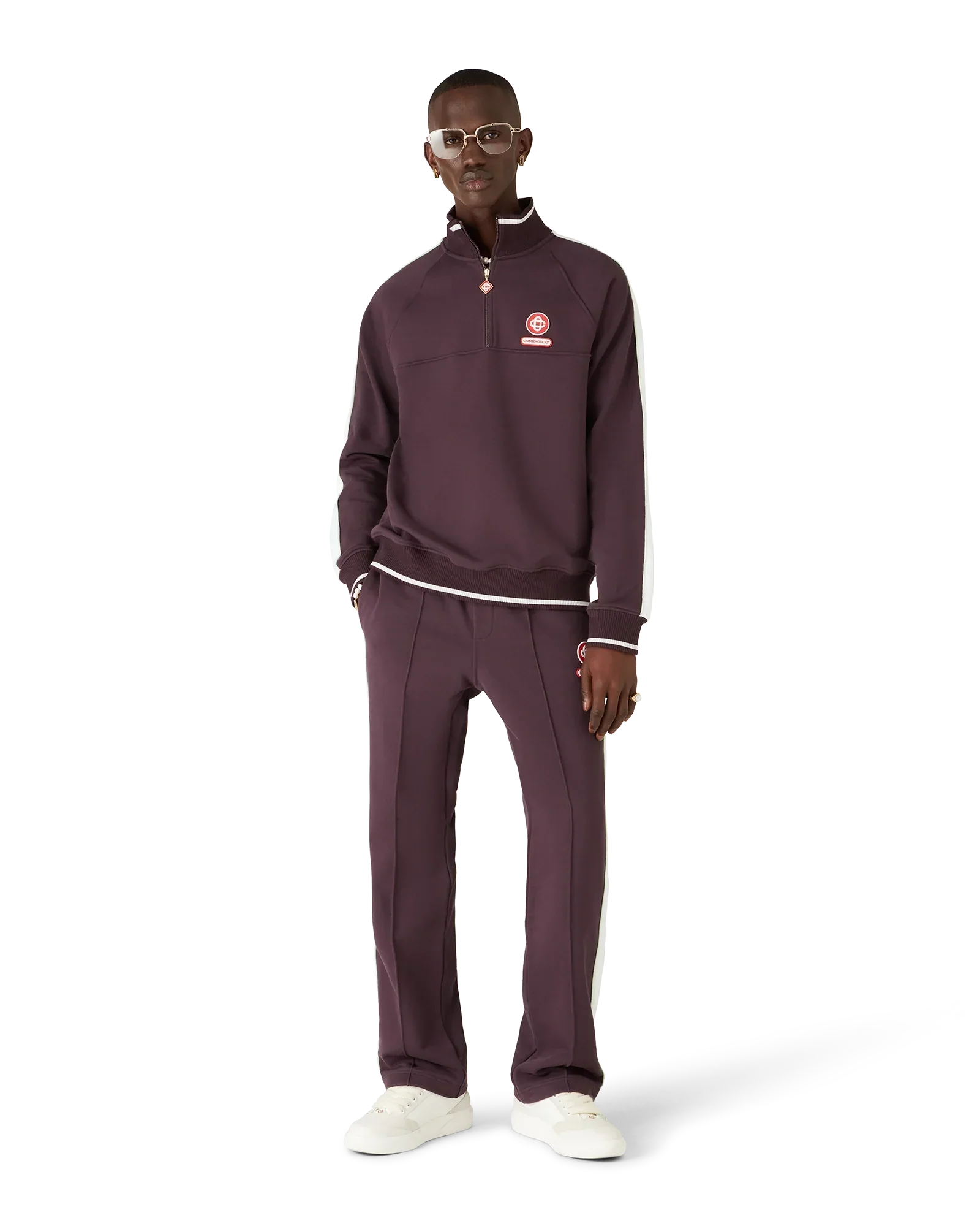 Quarter Zip Laurel Sweatshirt | Casablanca Paris | Image 5