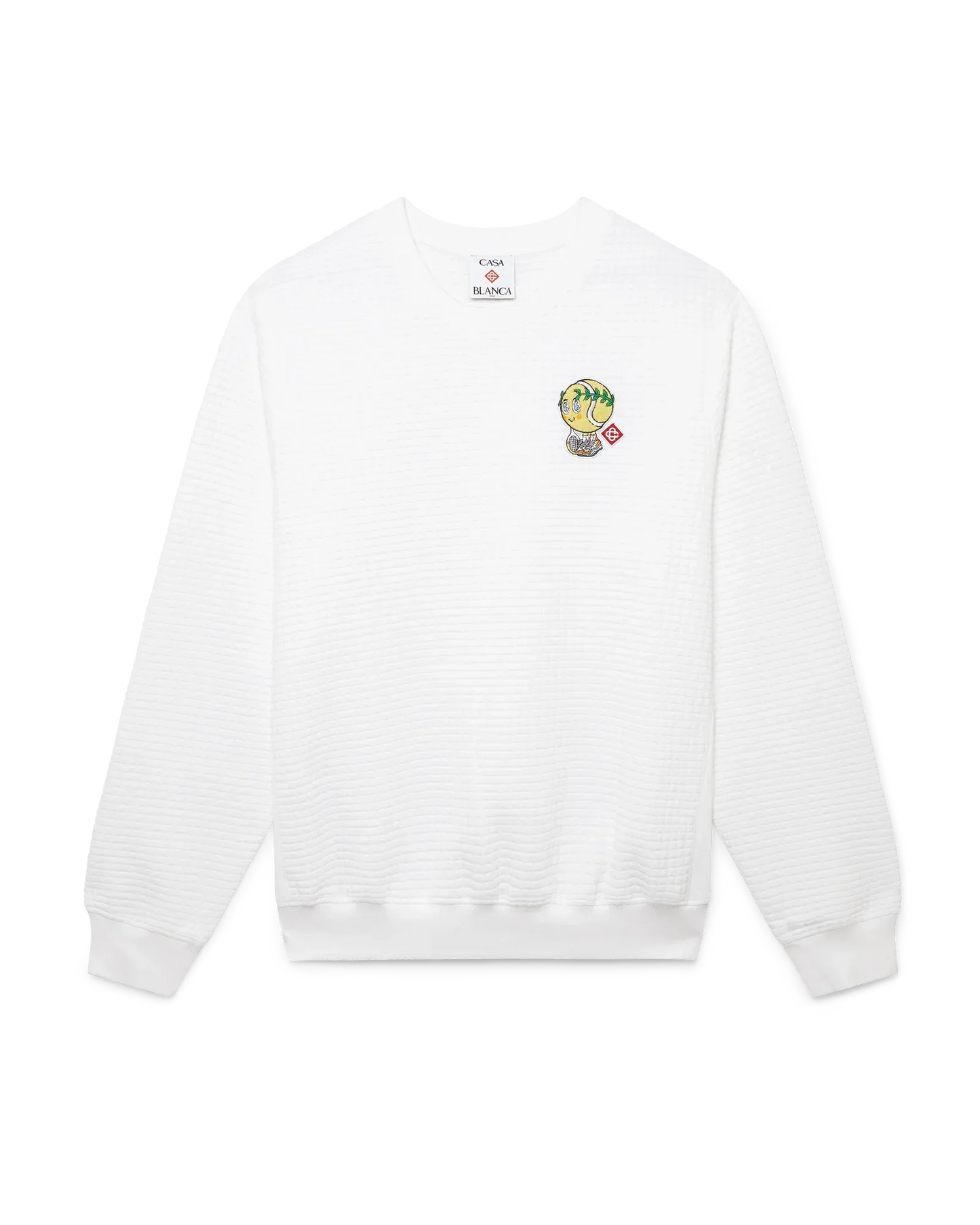 Tennis Mascot Quilted Sweatshirt | Casablanca Paris | Image 1