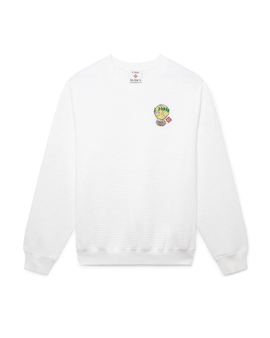 Tennis Mascot Quilted Sweatshirt | Casablanca Paris | Image 1