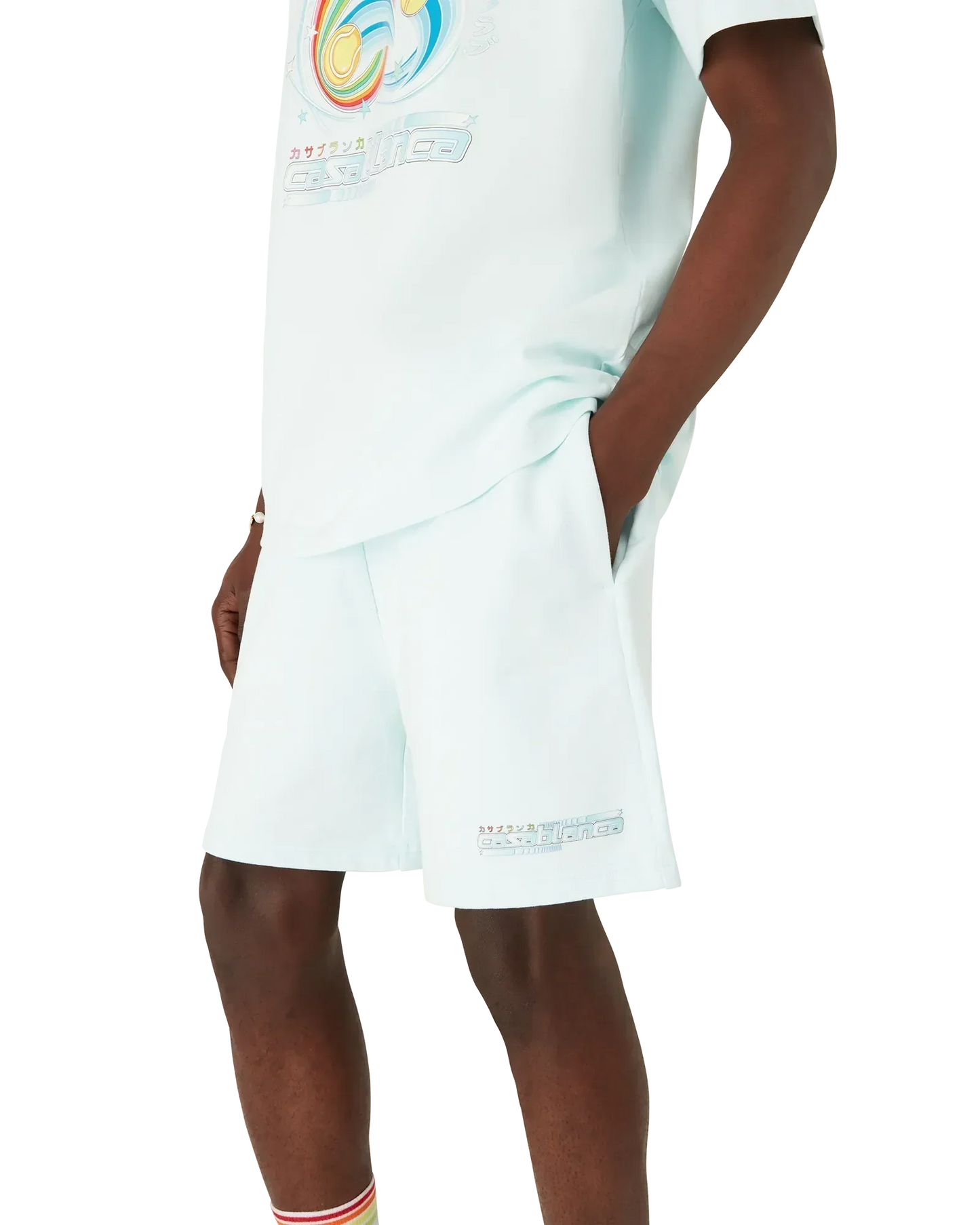 Manga Tennis Ball Sweatshorts | Casablanca Paris | Image 4
