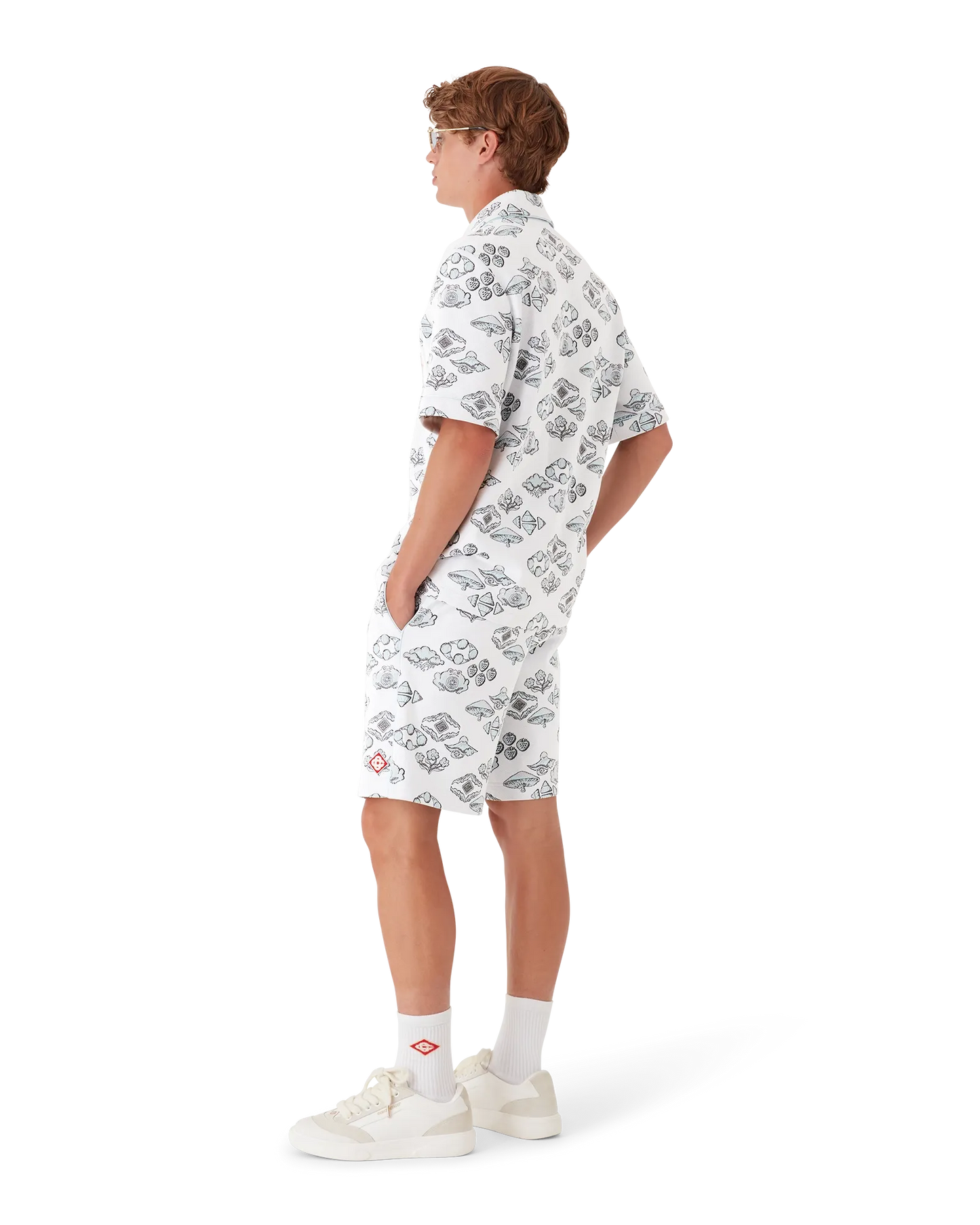 Jacquard Motif Track Shorts | Casablanca Paris | Image 3
