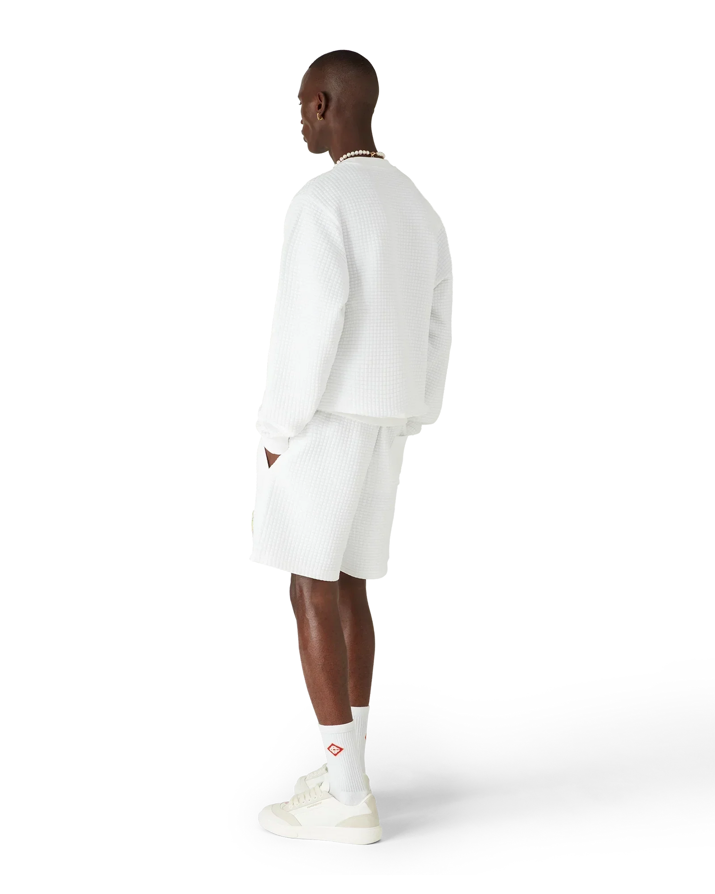 Tennis Mascot Quilted Sweatshorts | Casablanca Paris | Image 3