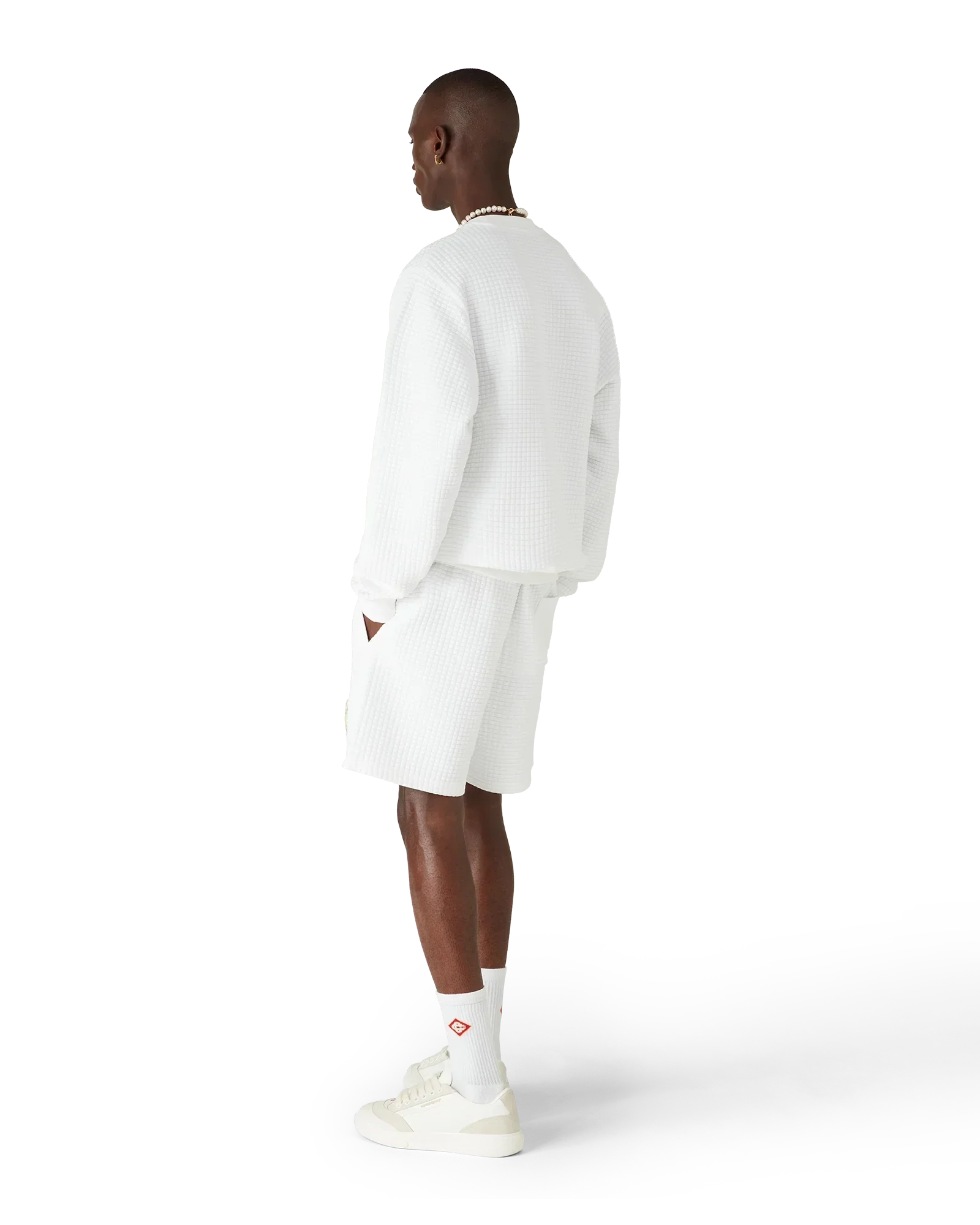 Tennis Mascot Quilted Sweatshorts | Casablanca Paris | Image 3