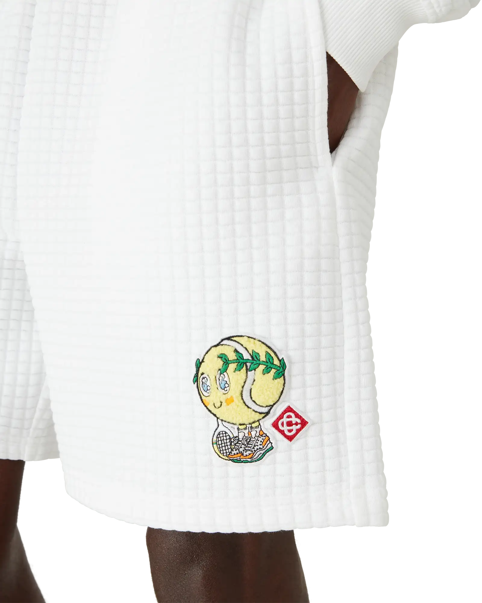 Tennis Mascot Quilted Sweatshorts | Casablanca Paris | Image 5