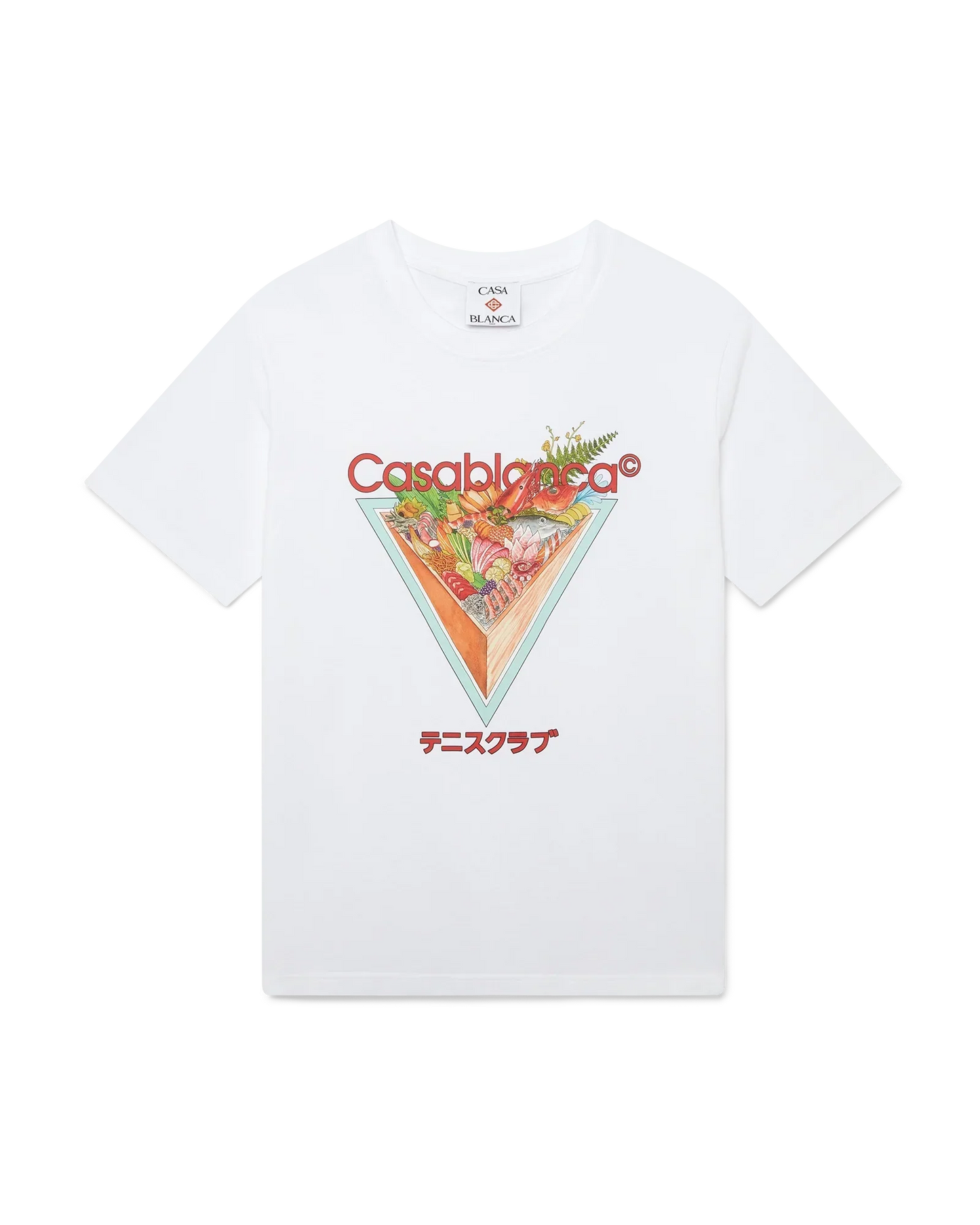Tennis Club Icon Short Sleeve T-Shirt | Casablanca Paris | Image 1
