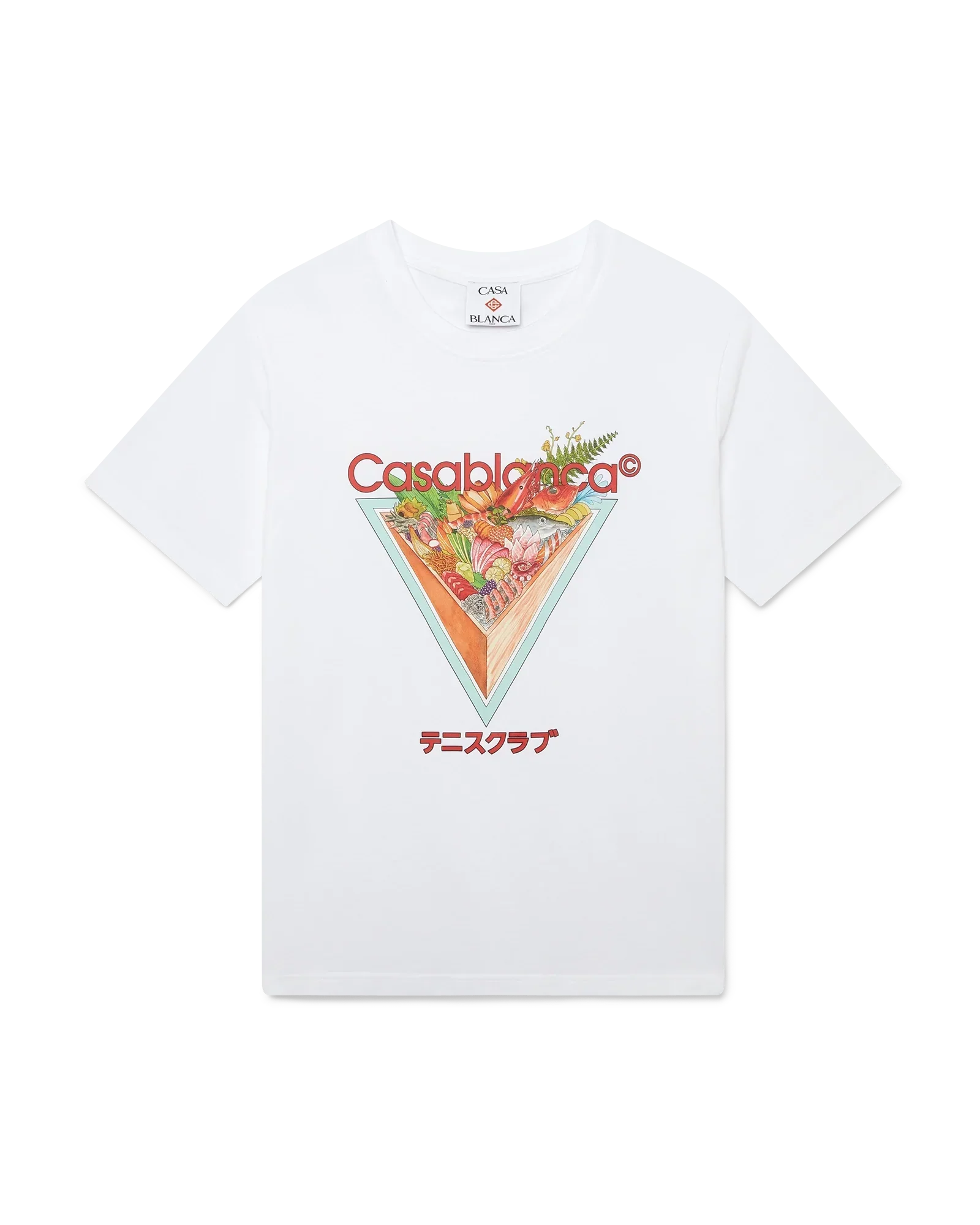 Tennis Club Icon Short Sleeve T-Shirt | Casablanca Paris | Image 1