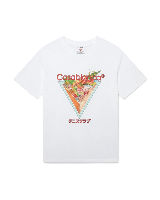 Tennis Club Icon Short Sleeve T-Shirt | Casablanca Paris | Image 1