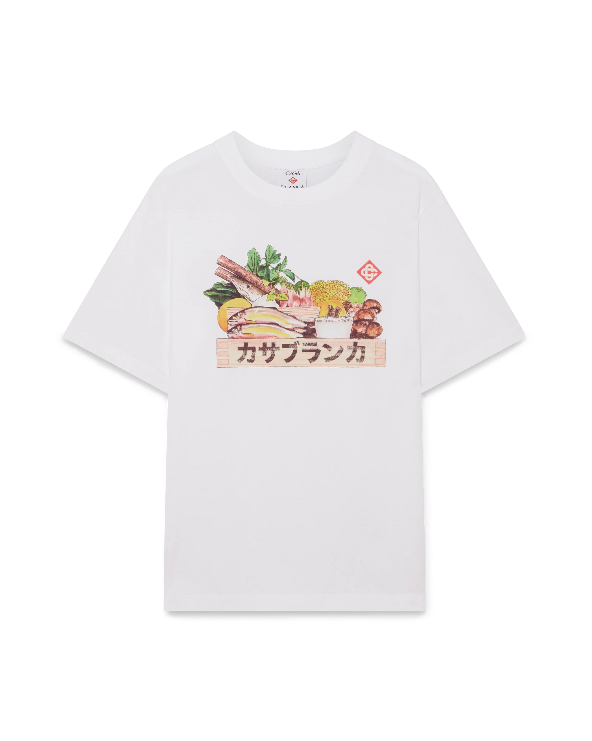 Ingredients Short Sleeve T-Shirt | Casablanca Paris | Image 1