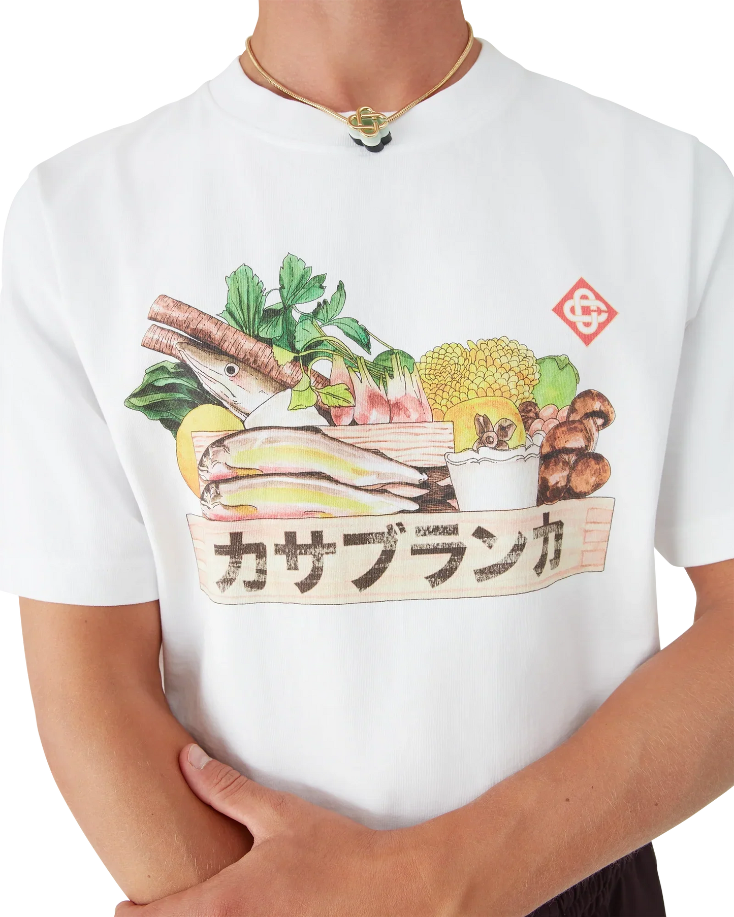 Ingredients Short Sleeve T-Shirt | Casablanca Paris | Image 3