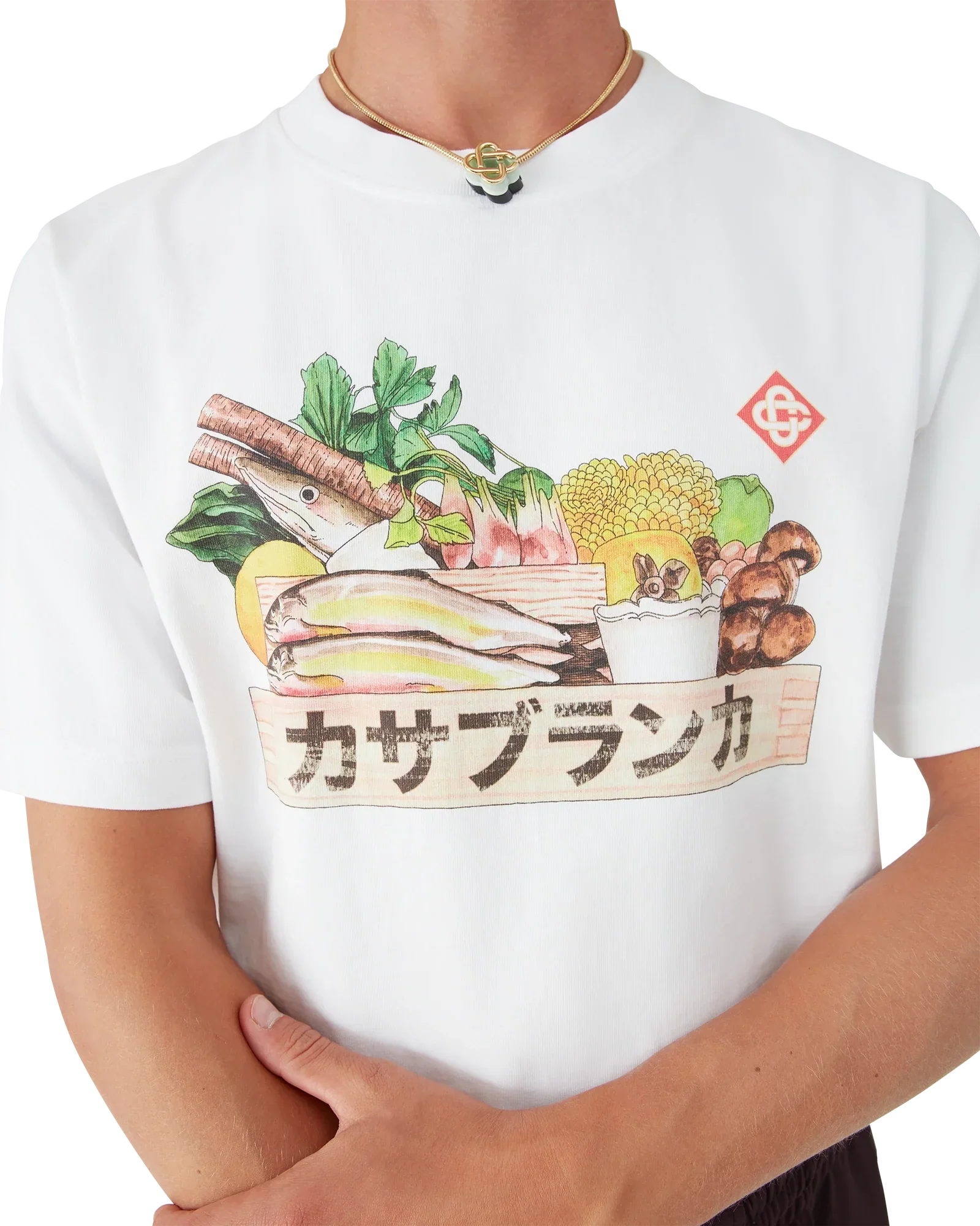 Ingredients Short Sleeve T-Shirt | Casablanca Paris | Image 3