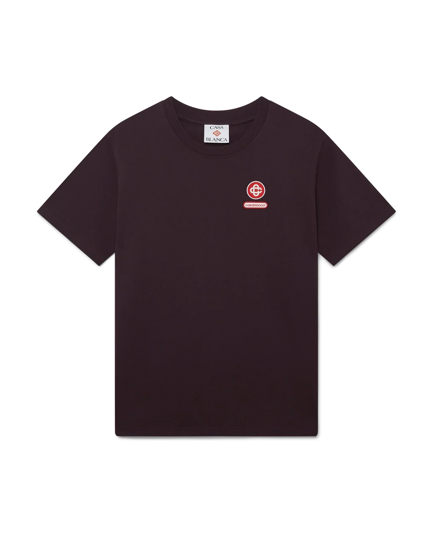 Logo Patch Short Sleeve T-Shirt | Casablanca Paris | Image 1