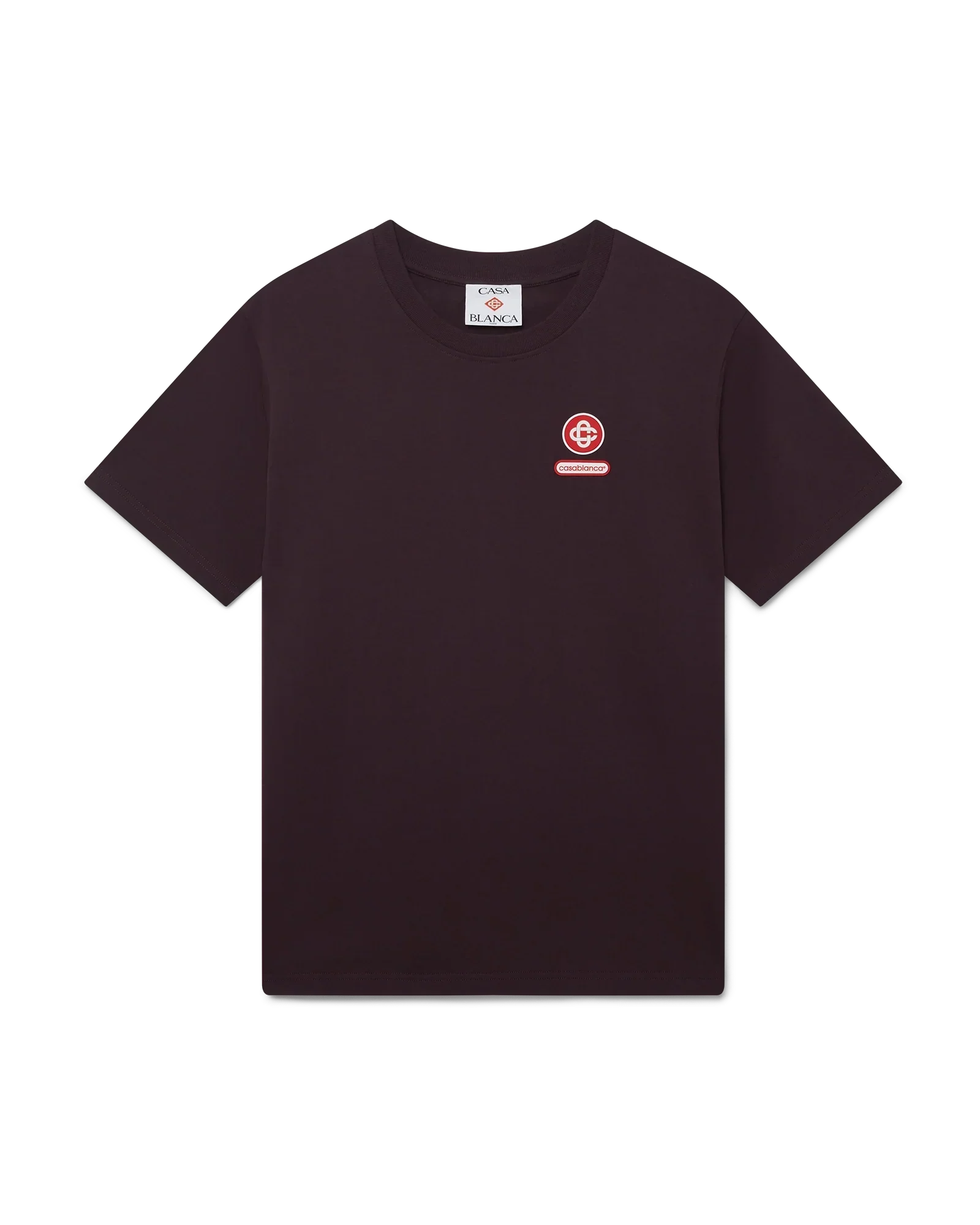 Logo Patch Short Sleeve T-Shirt | Casablanca Paris | Image 1