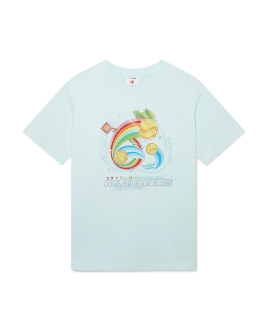 Manga Tennis Ball Short Sleeve T-Shirt | Casablanca Paris | Image 1