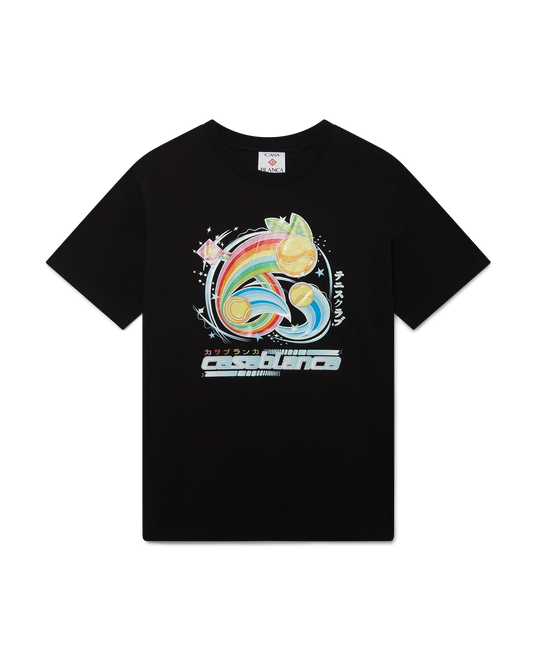 Manga Tennis Ball Short Sleeve T-Shirt | Casablanca Paris | Image 1