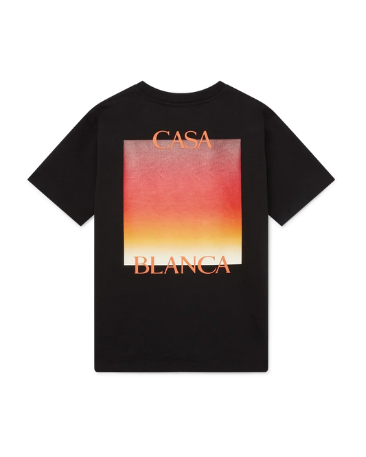 Gradient Square Short Sleeve T-Shirt | Casablanca Paris | Image 1