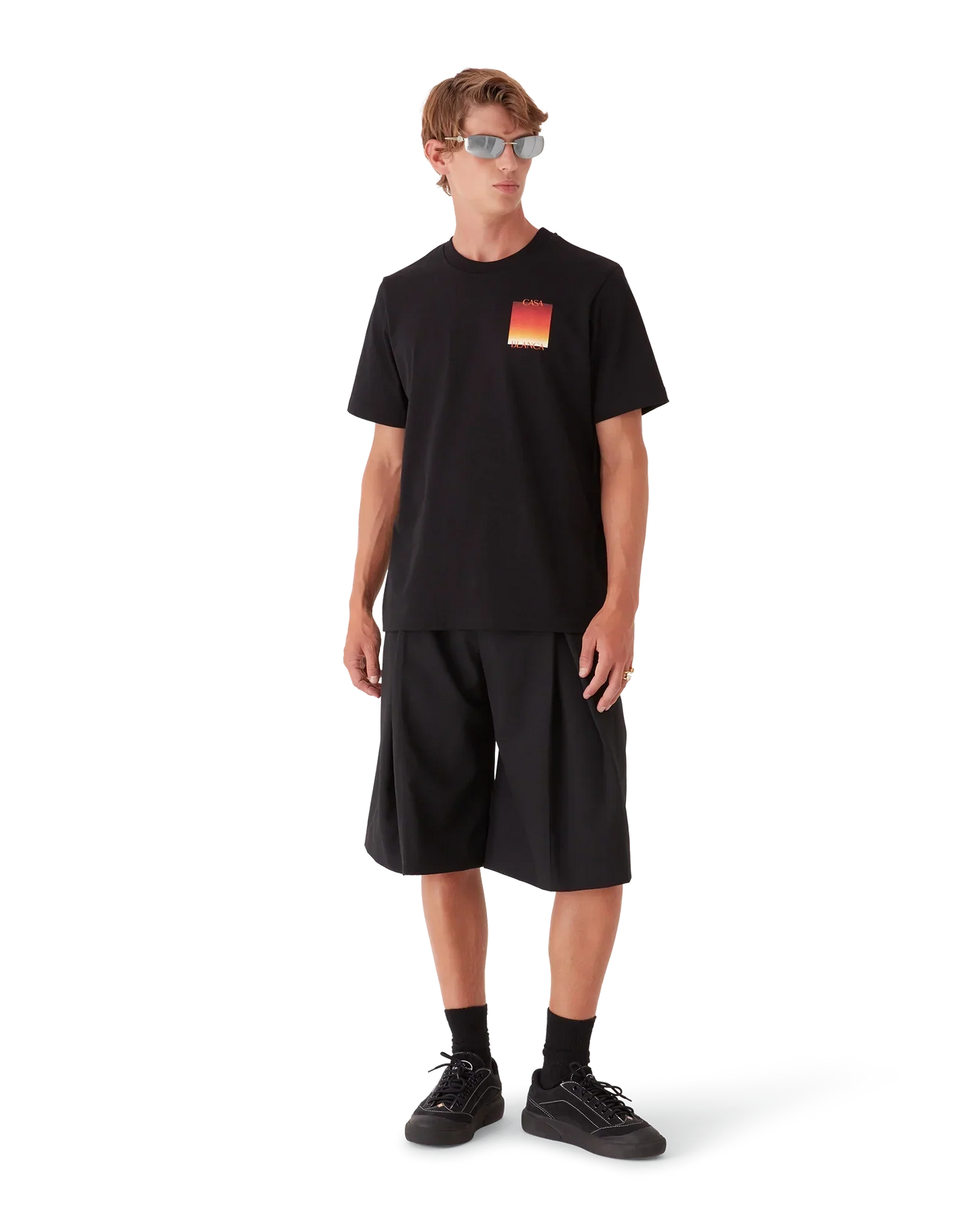 Gradient Square Short Sleeve T-Shirt | Casablanca Paris | Image 2