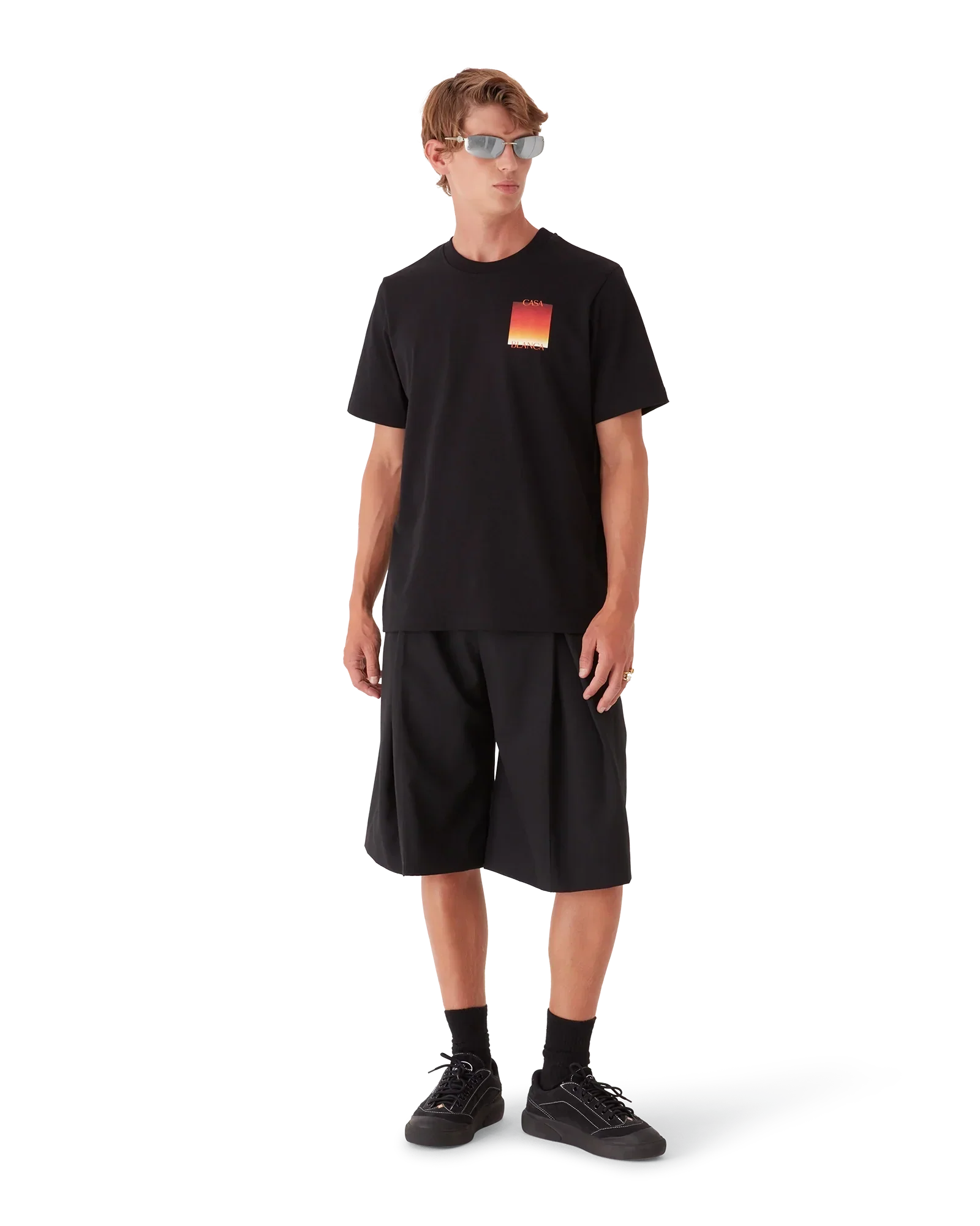 Gradient Square Short Sleeve T-Shirt | Casablanca Paris | Image 2