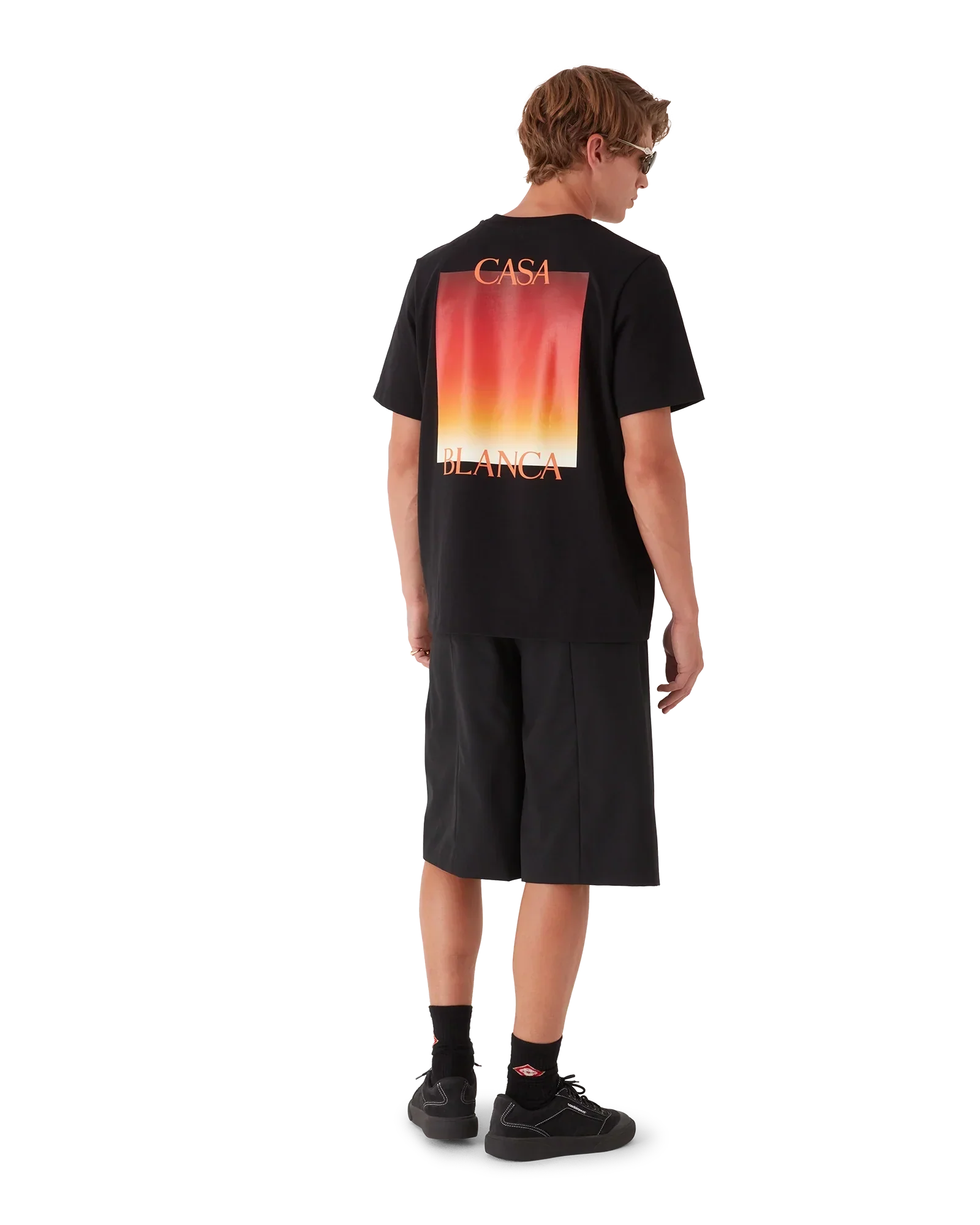 Gradient Square Short Sleeve T-Shirt | Casablanca Paris | Image 3