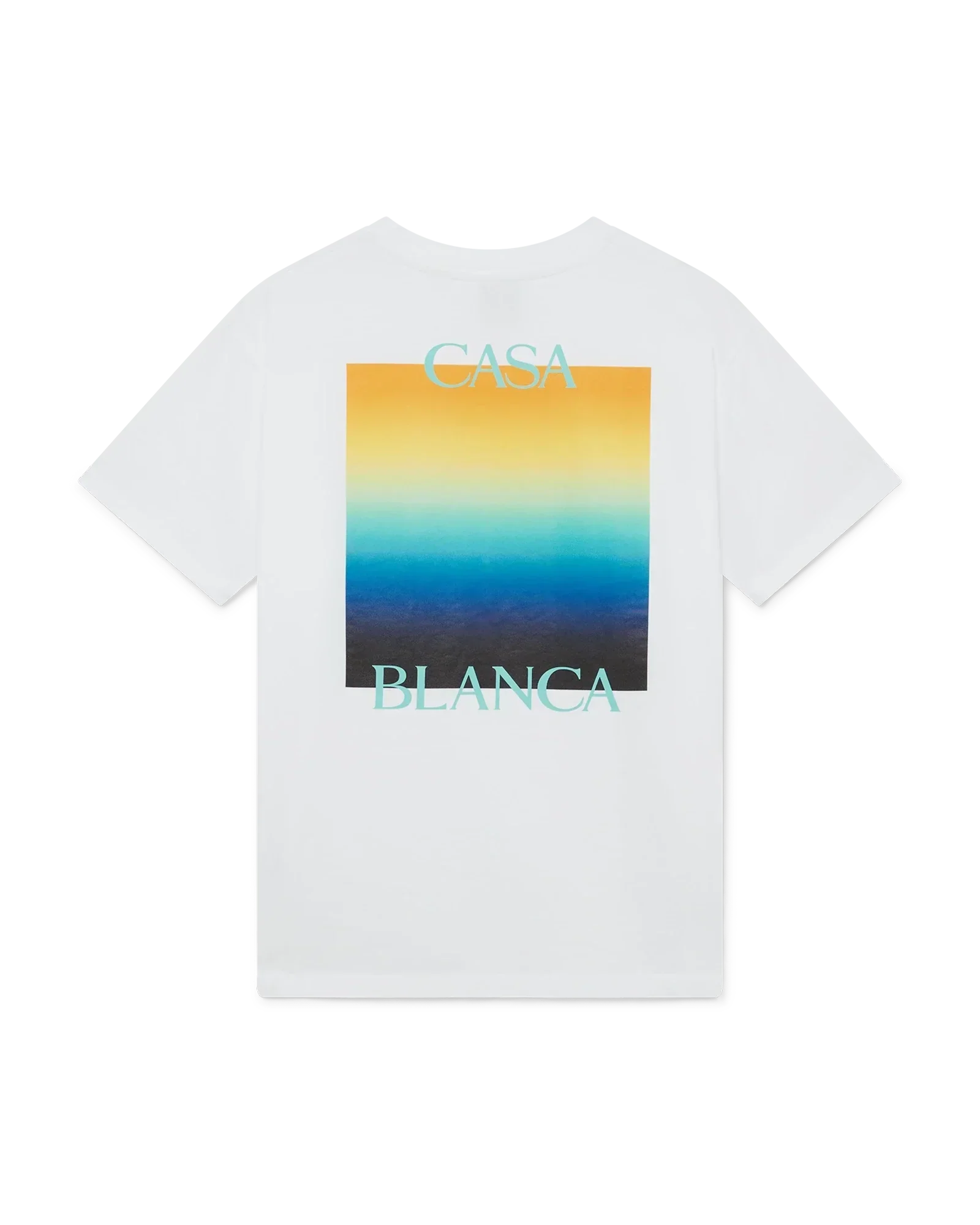 Gradient Square Short Sleeve T-Shirt | Casablanca Paris | Image 1