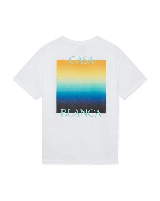 Gradient Square Short Sleeve T-Shirt | Casablanca Paris | Image 1