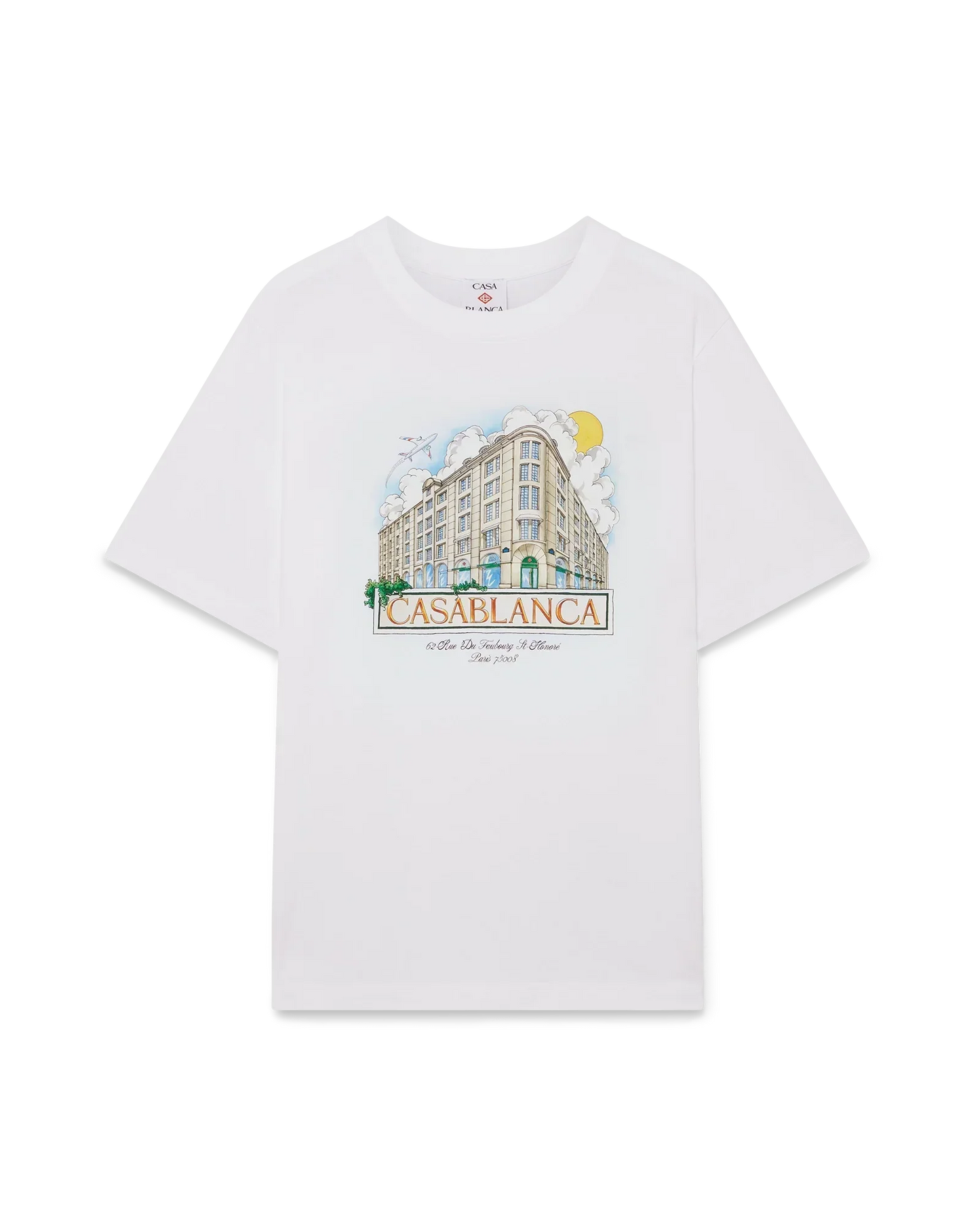 Paris Store Printed Short Sleeve T-Shirt | Casablanca Paris | Image 1