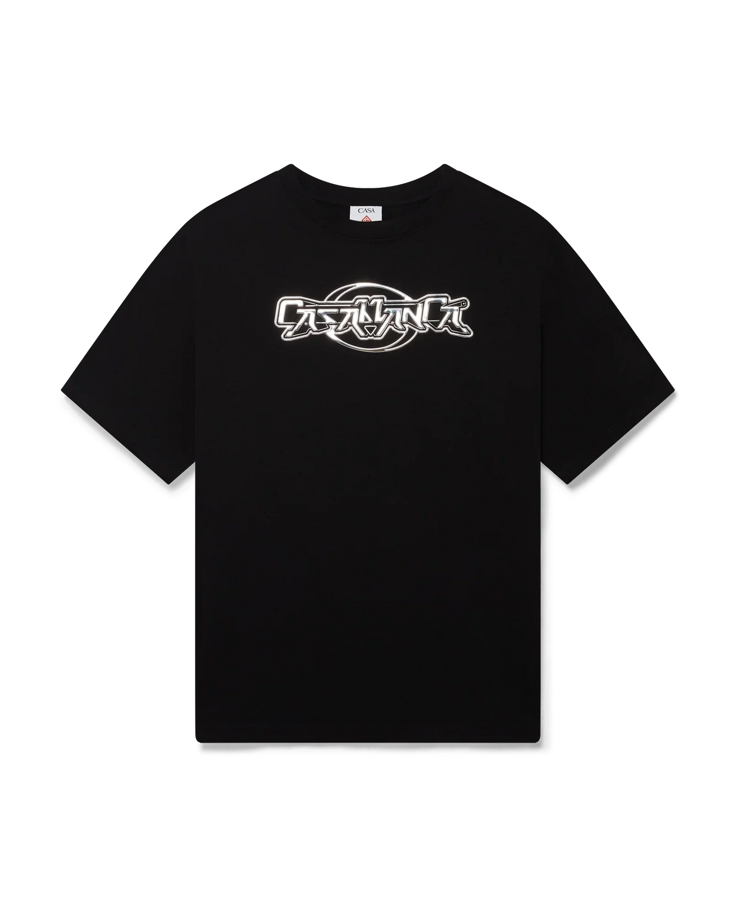 Casablanca Chrome Oversized Short Sleeve T-Shirt | Casablanca Paris | Image 1